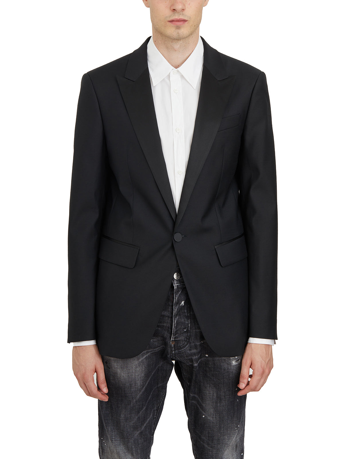 DSQUARED2 Men's Silk and Wool Blazer - Size 50