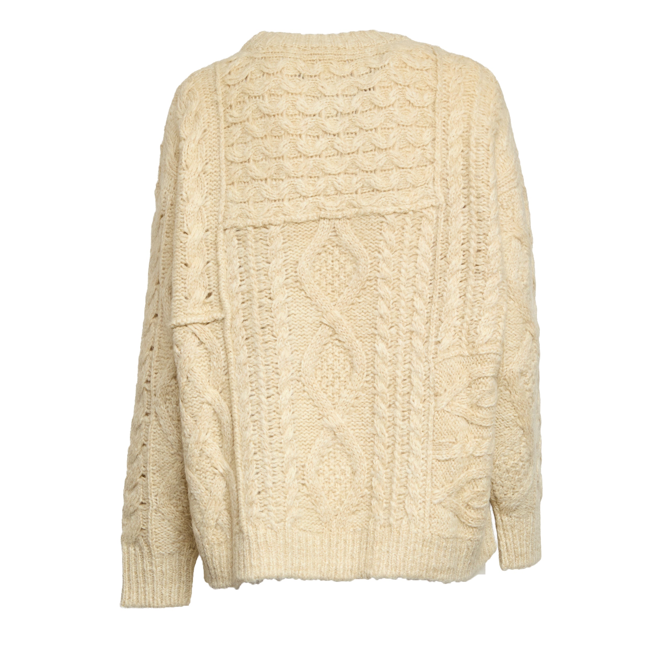 ISABEL MARANT Oversized Cable-Knit Pullover Sweater