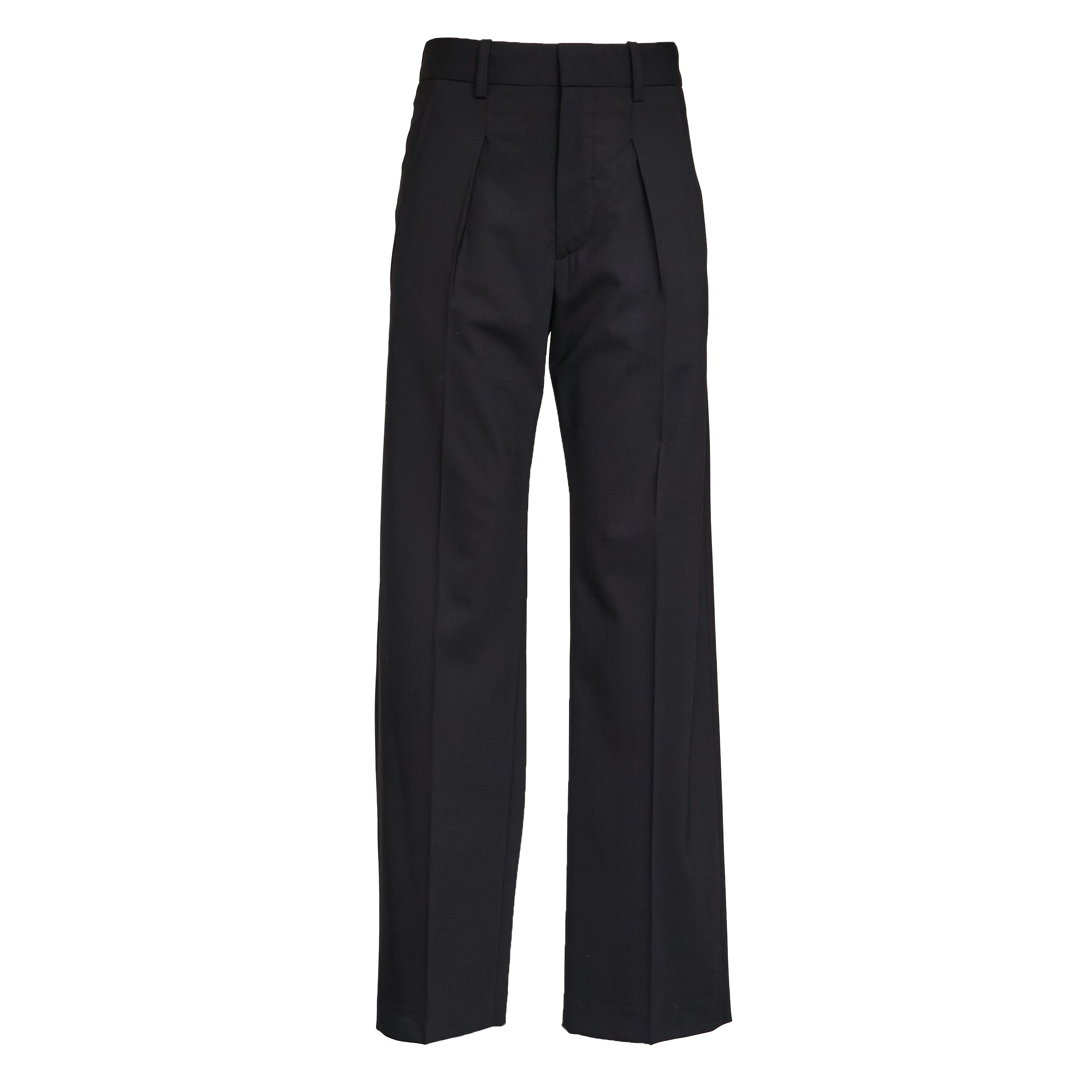 ISABEL MARANT Tapered Wool Trousers with Pleats