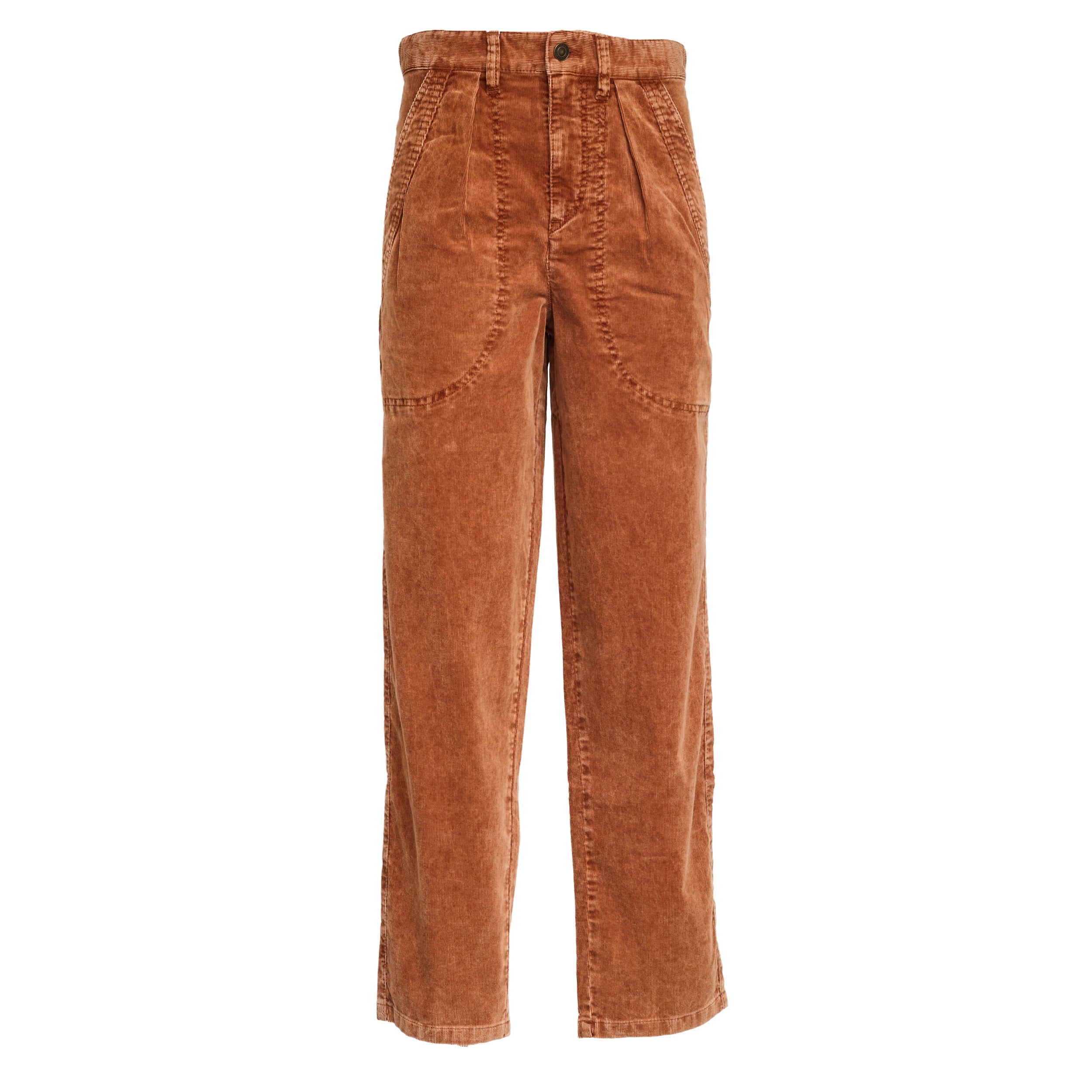 ISABEL MARANT Tapered Velvet Carrot-Leg Trousers