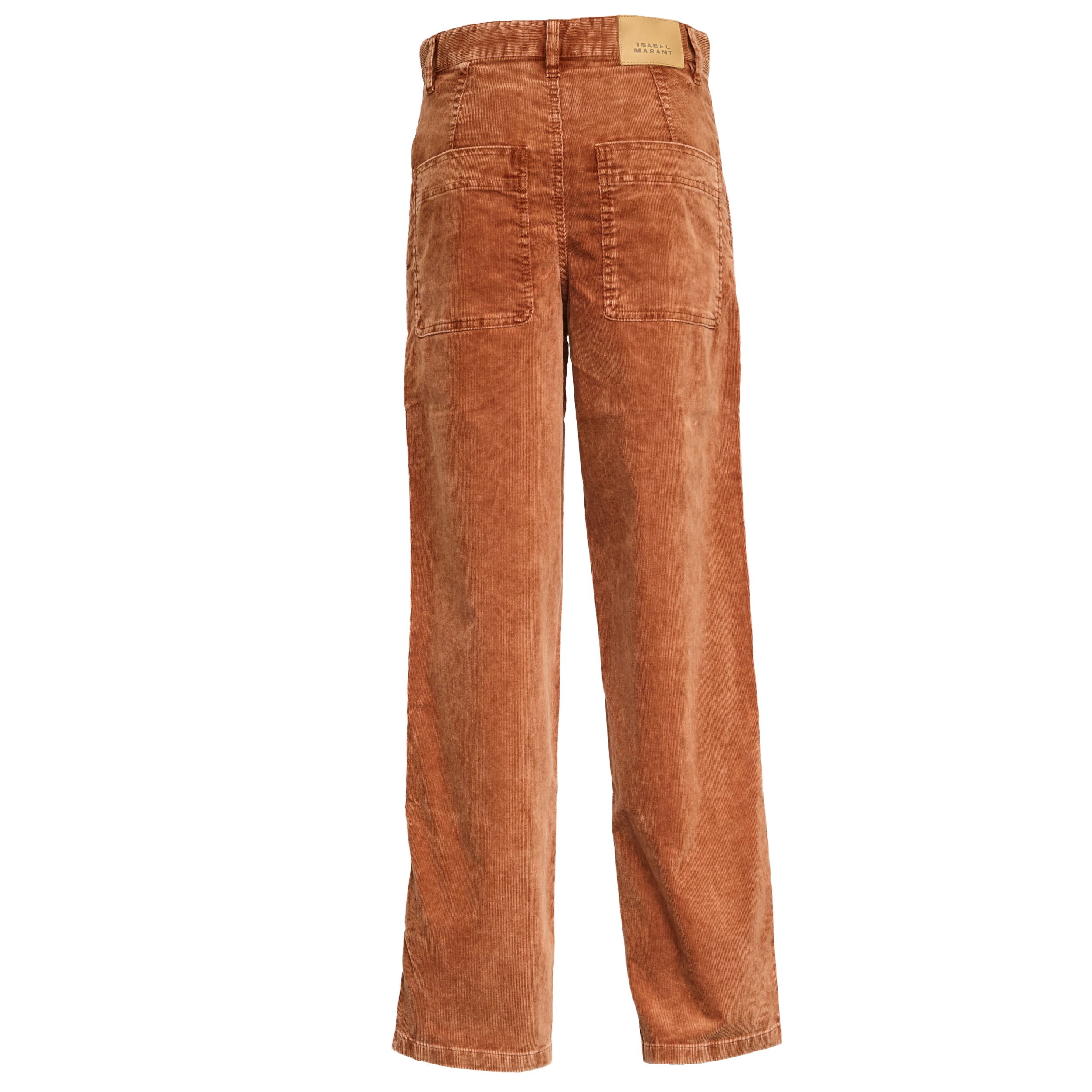 ISABEL MARANT Tapered Velvet Carrot-Leg Trousers