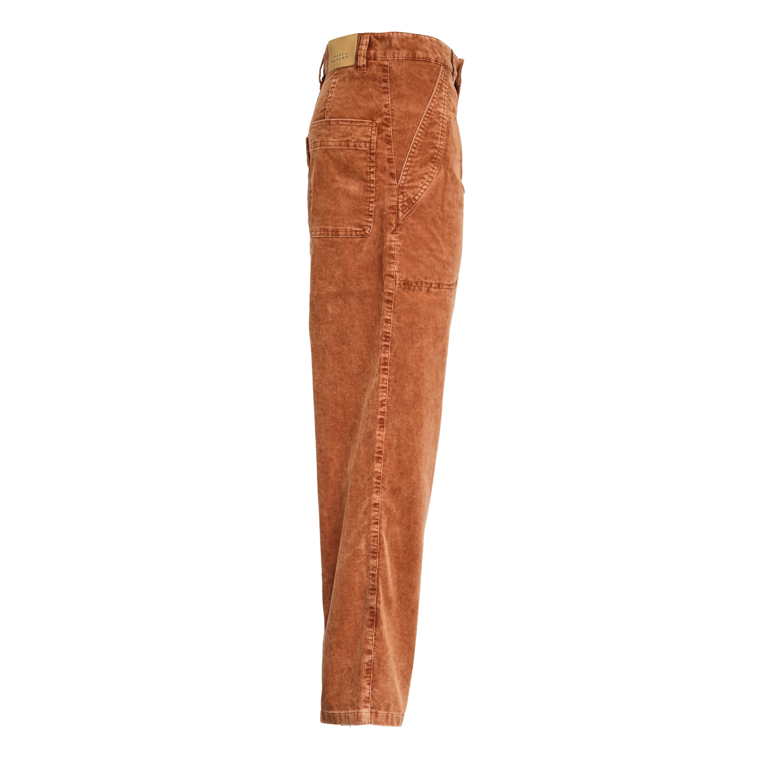 ISABEL MARANT Tapered Velvet Carrot-Leg Trousers