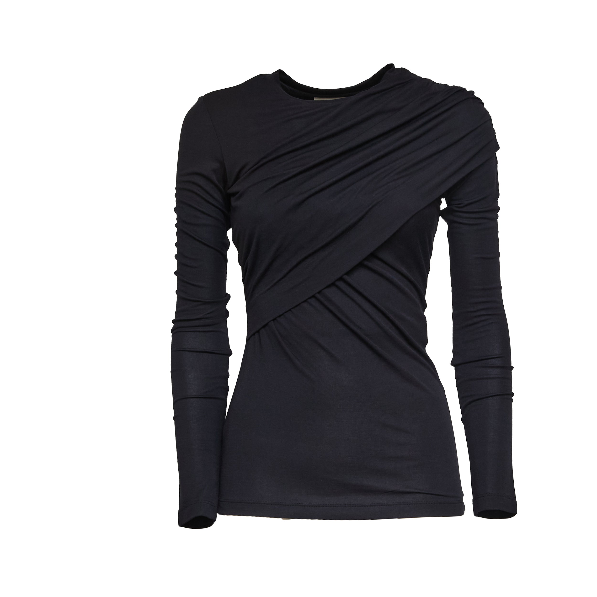 ISABEL MARANT Soft Draped T-Shirt with Crew Neck for Women