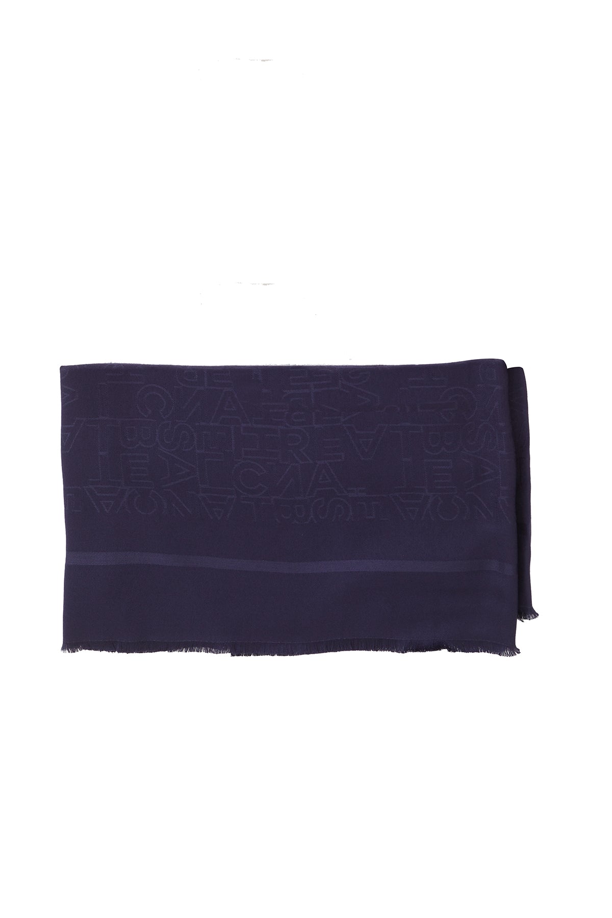 ELISABETTA FRANCHI Chic Lettering Viscose Scarf 140 x 140 cm