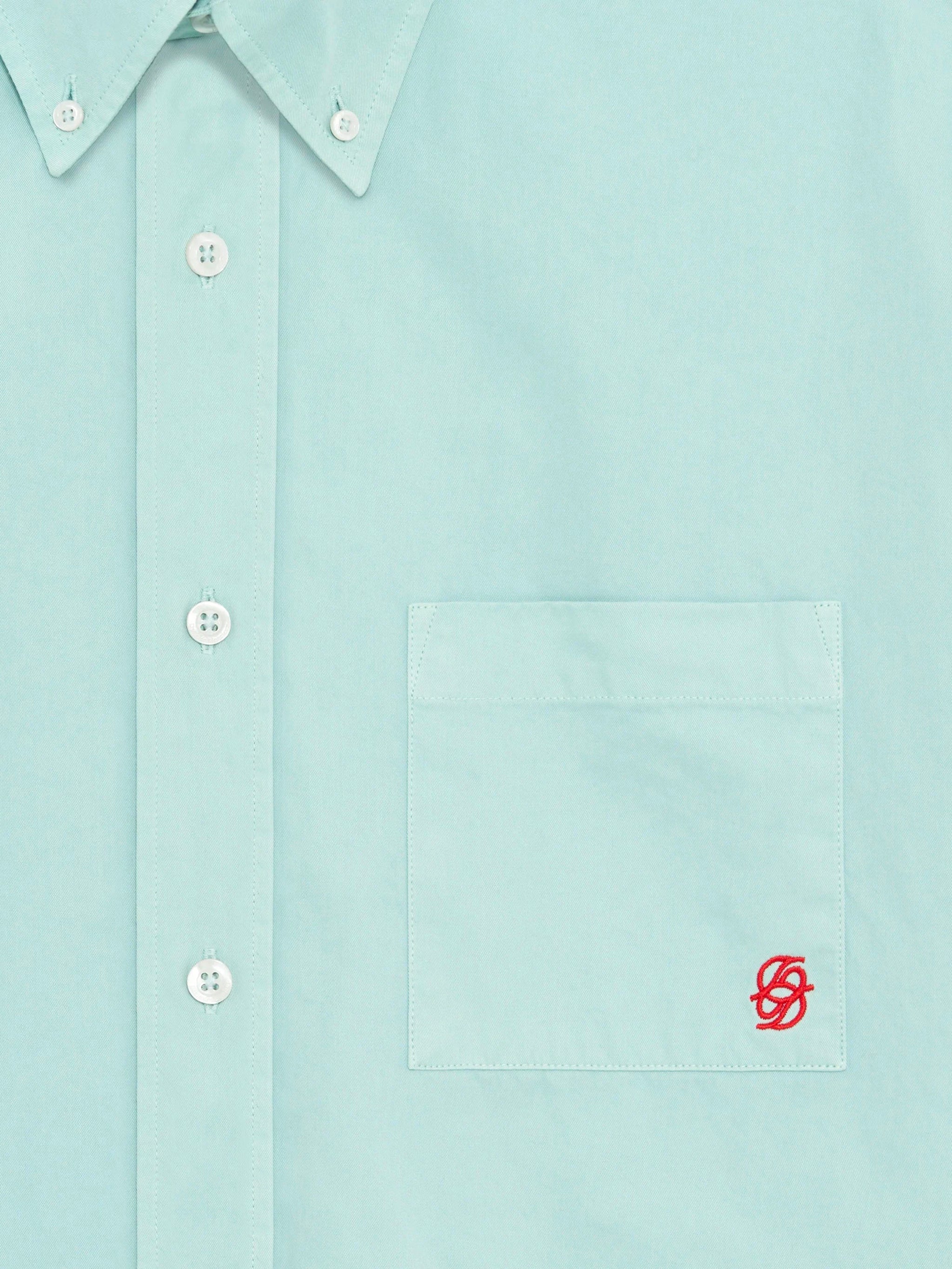 DRÔLE DE MONSIEUR Reflective Detail Long-Sleeved Shirt - Size M