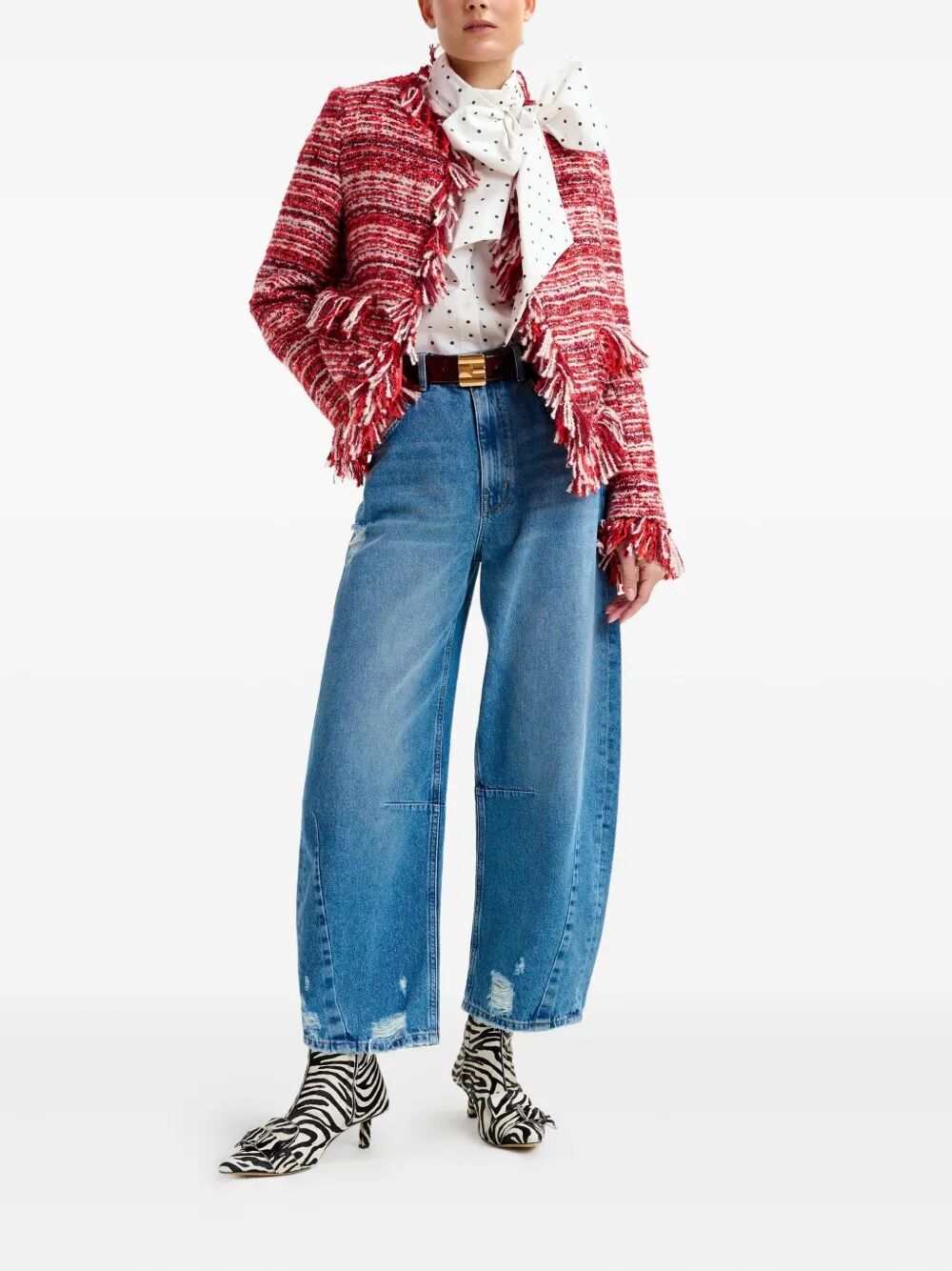 ESSENTIEL ANTWERP Women's Fringed Jacket