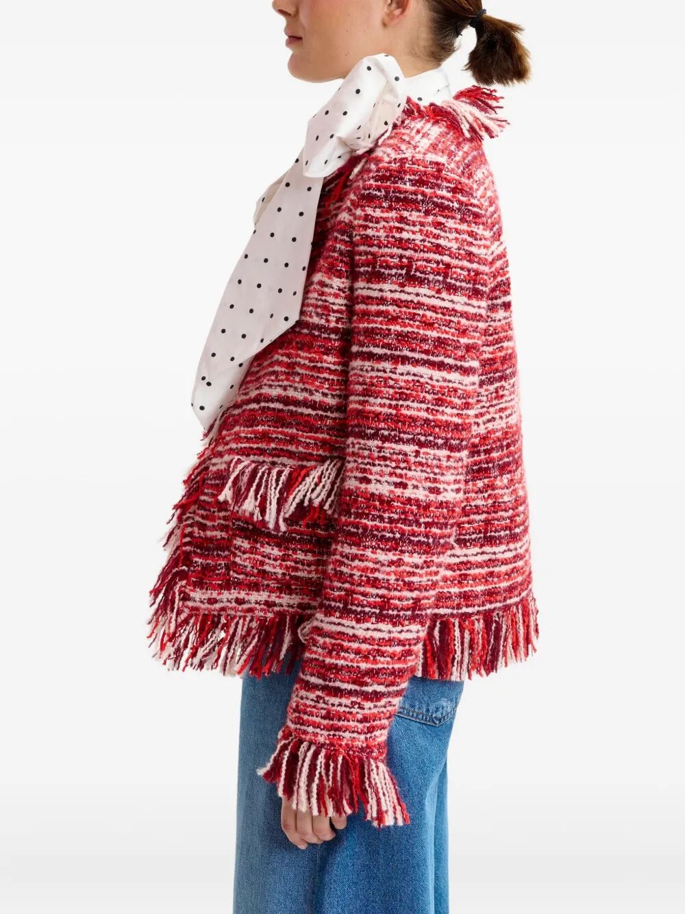 ESSENTIEL ANTWERP Women's Fringed Jacket