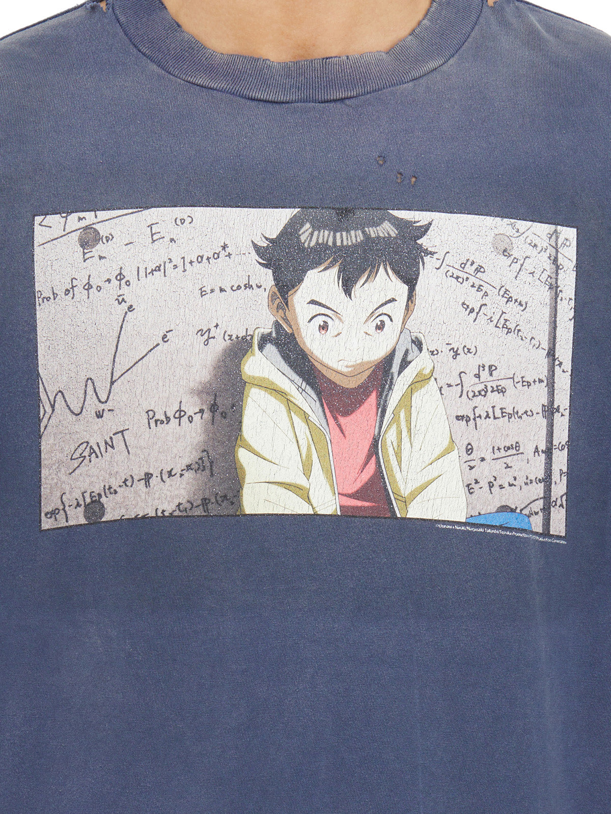 SAINT MXXXXXX Crew Neck Cotton T-Shirt - Size L