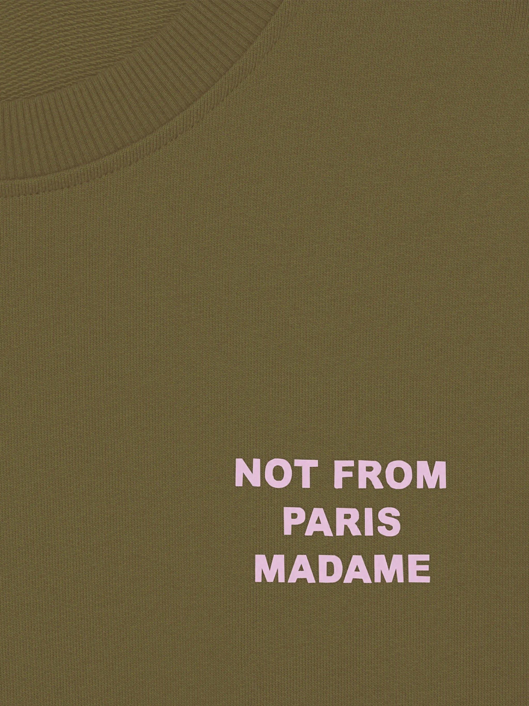 DRÔLE DE MONSIEUR Slogan Sweatshirt for Men - Relaxed Fit