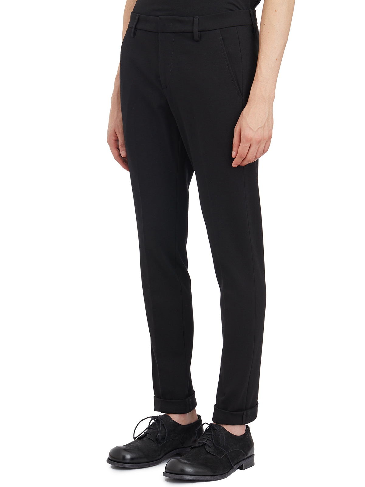 DONDUP Stretch Trousers with Button and Zip Closure - Size 32