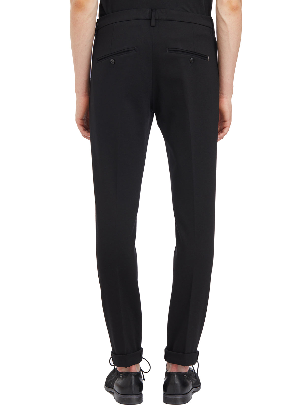 DONDUP Stretch Trousers with Button and Zip Closure - Size 32