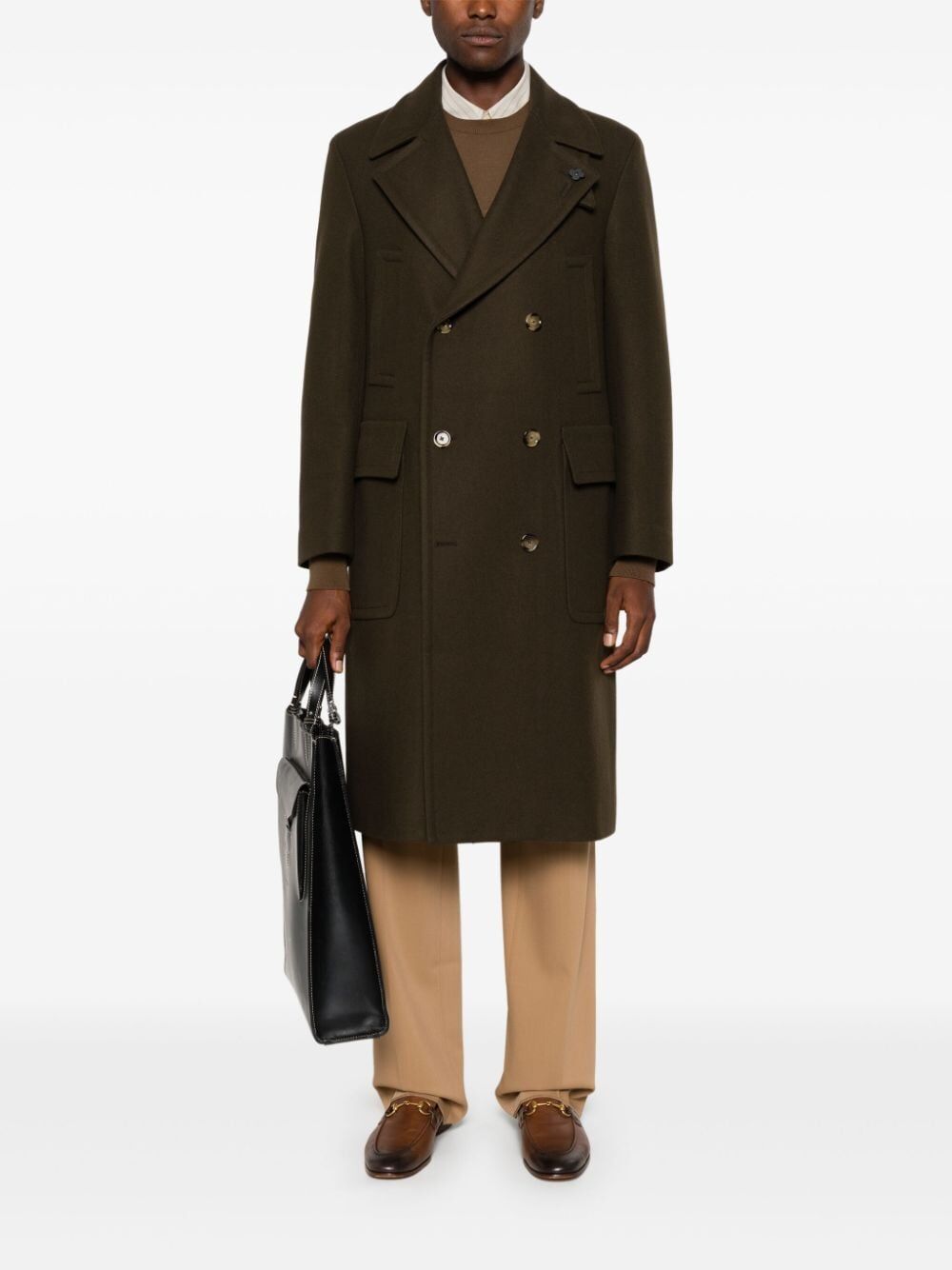 LARDINI Men's Wool Blend Jacket - FW24 Edition