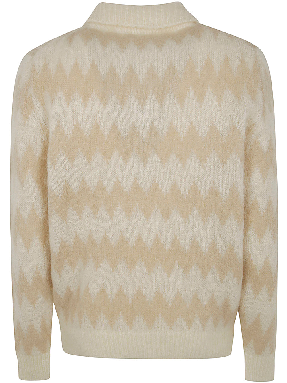 LARDINI Classic Mohair Blend Polo Shirt for Men