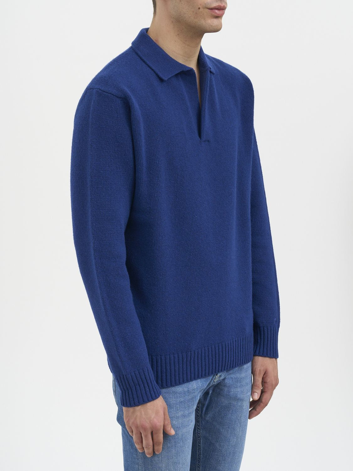 SEVEN GAUGE Men's Regular Fit Long Sleeve Polo Sweater