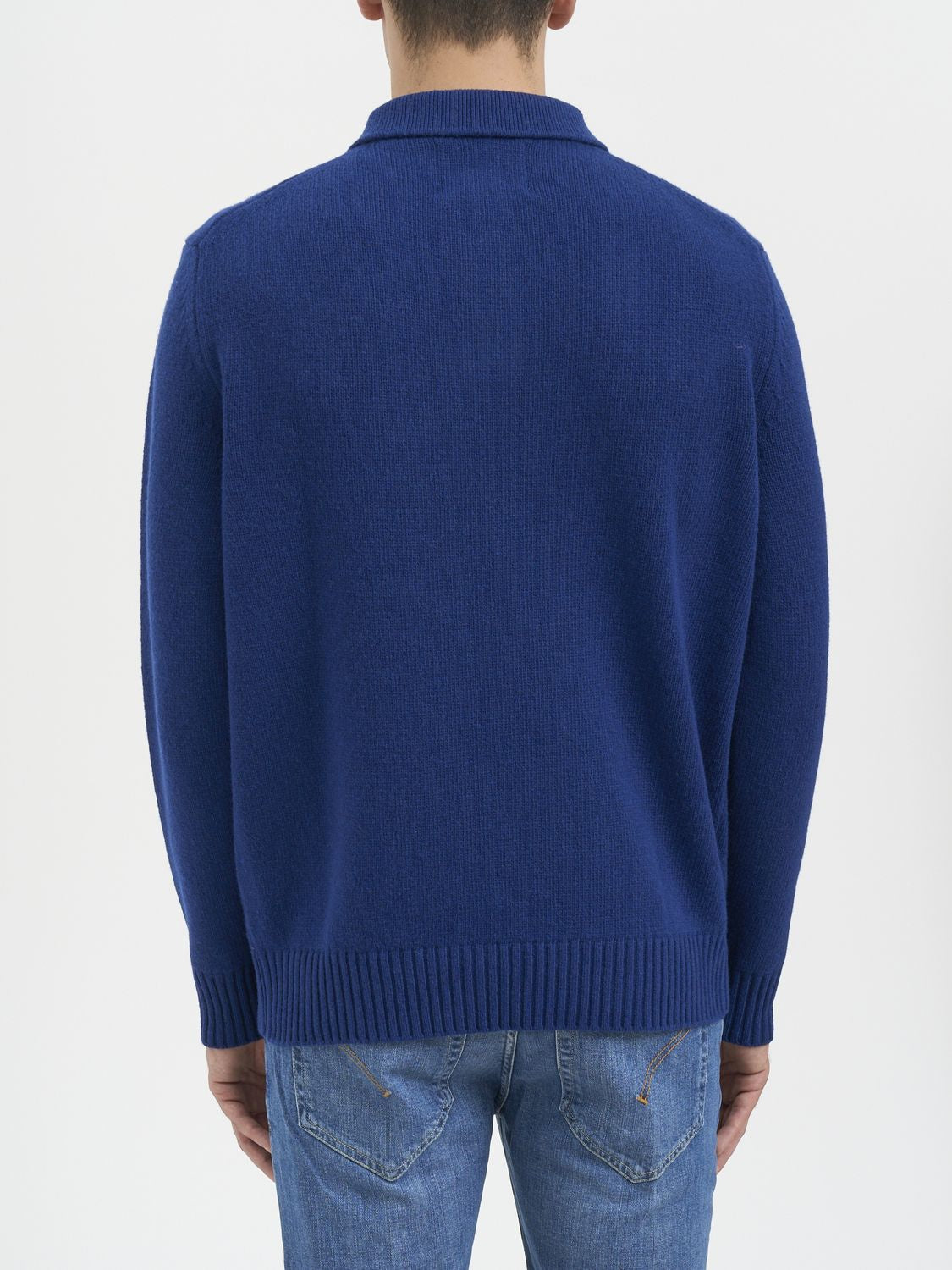 SEVEN GAUGE Men's Regular Fit Long Sleeve Polo Sweater