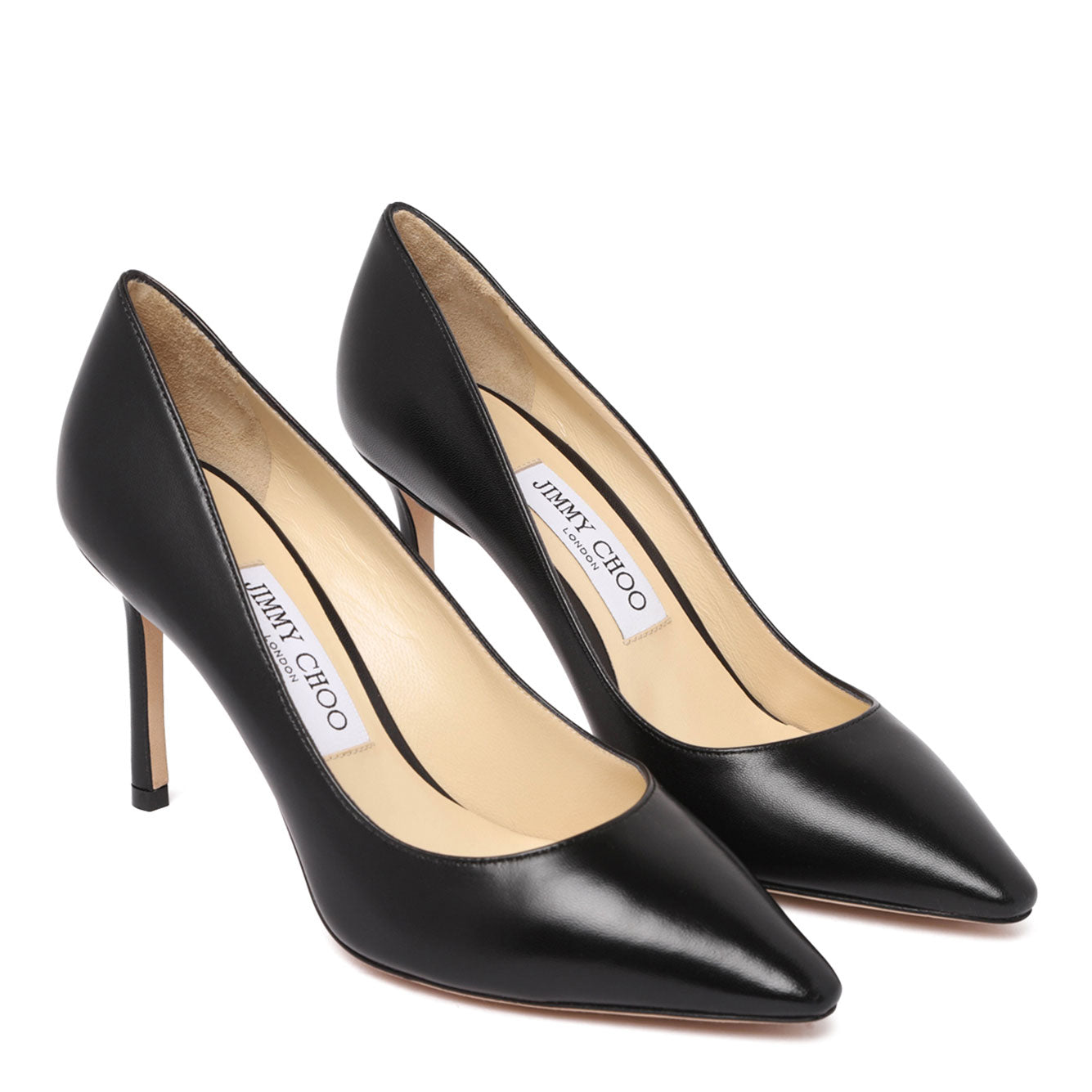 JIMMY CHOO Kid Leather Heel Pumps for Women