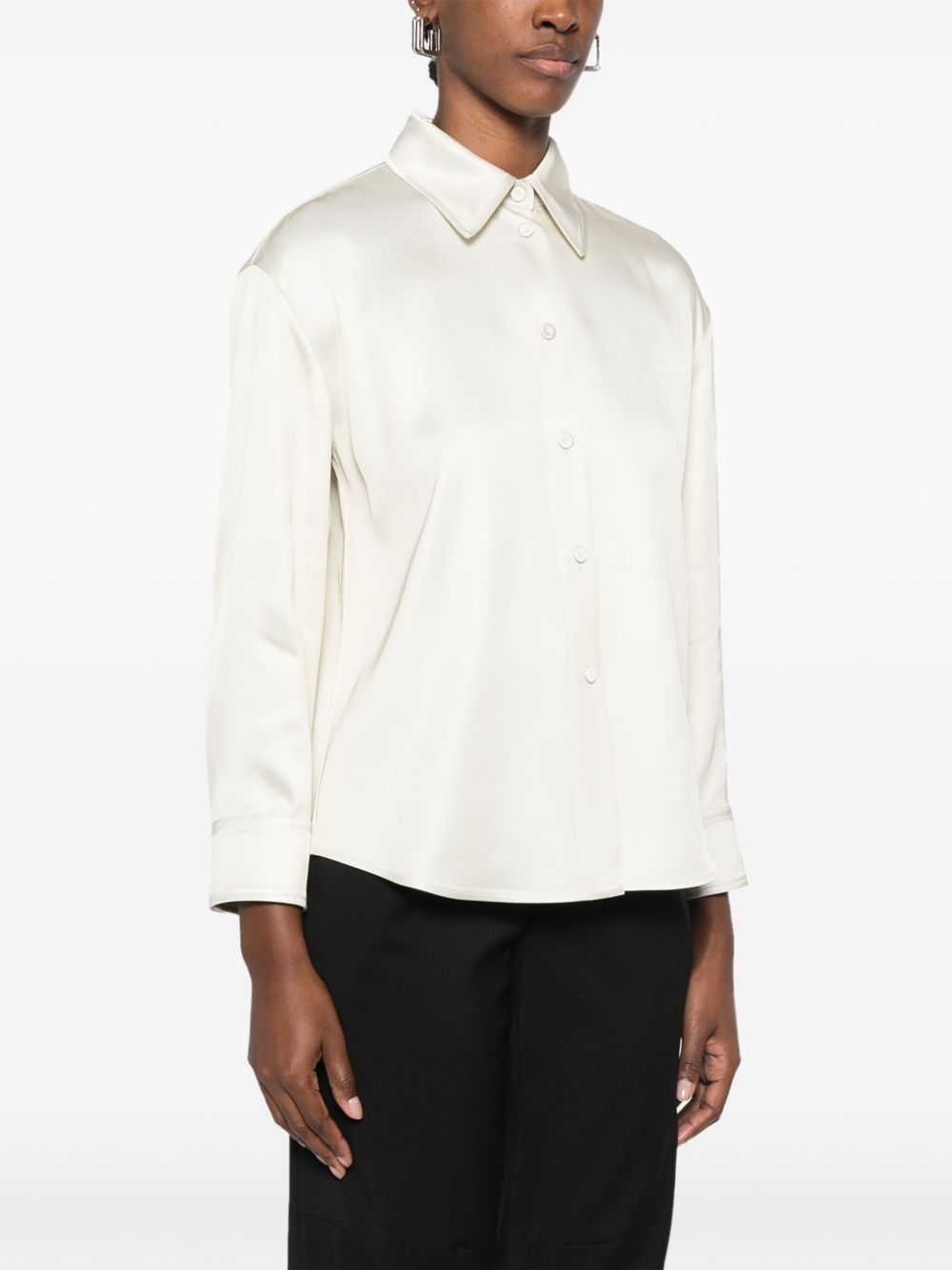 JIL SANDER Natural Button-Up Shirt for Women - SS25