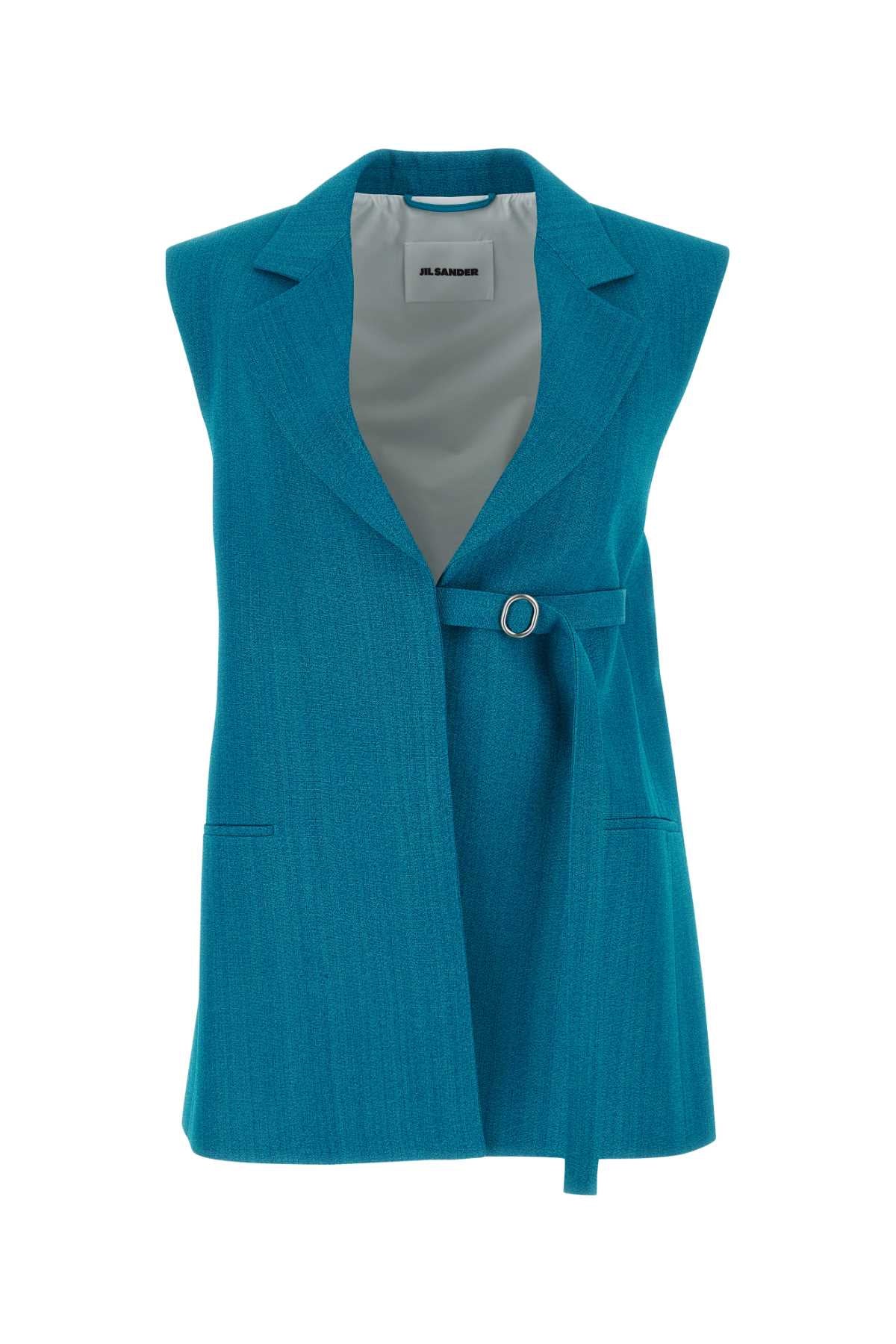 JIL SANDER Viscose Blend Vest for Women - FW23