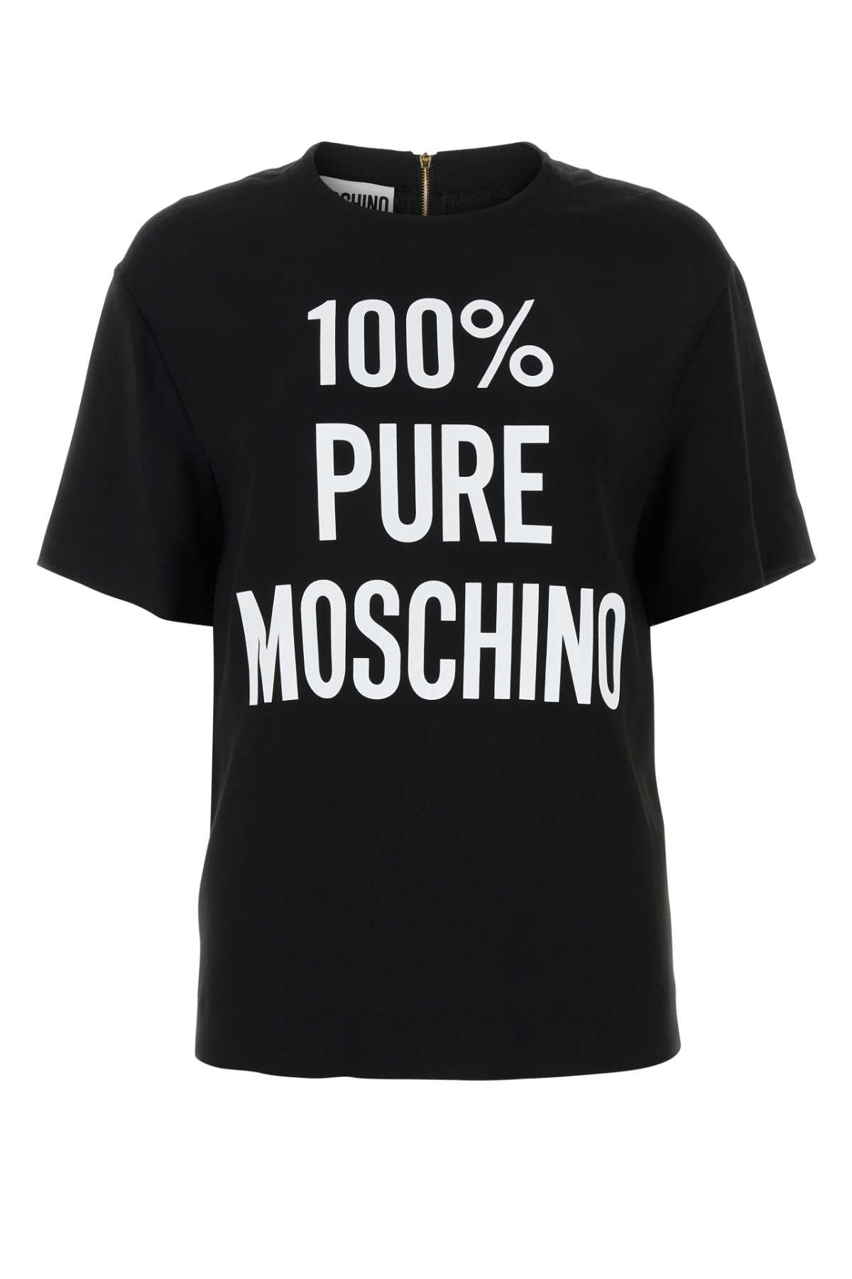 MOSCHINO COUTURE Crepe T-Shirt for Women - SS24 Collection