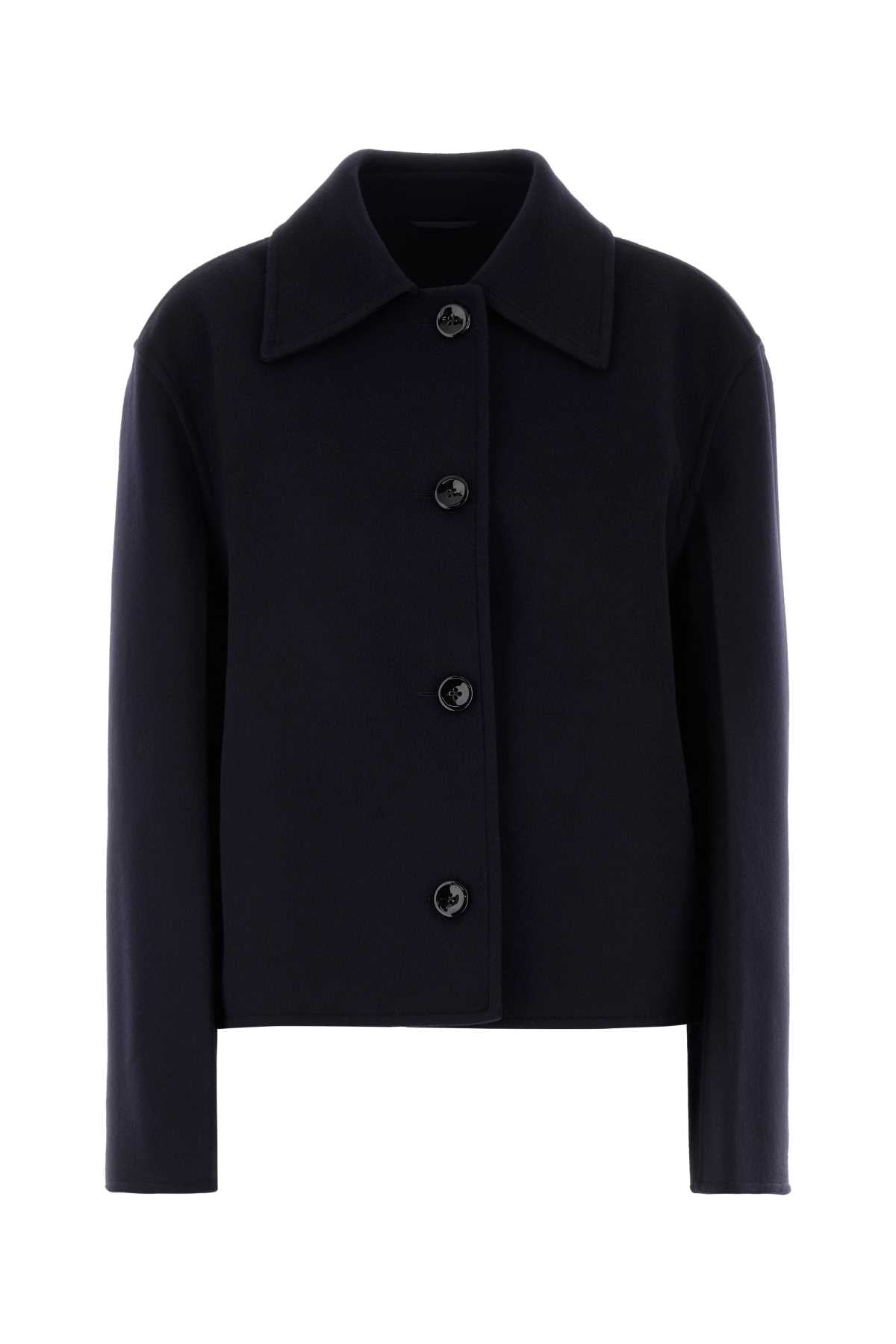 JIL SANDER Double-Breasted Wool Blazer for Women