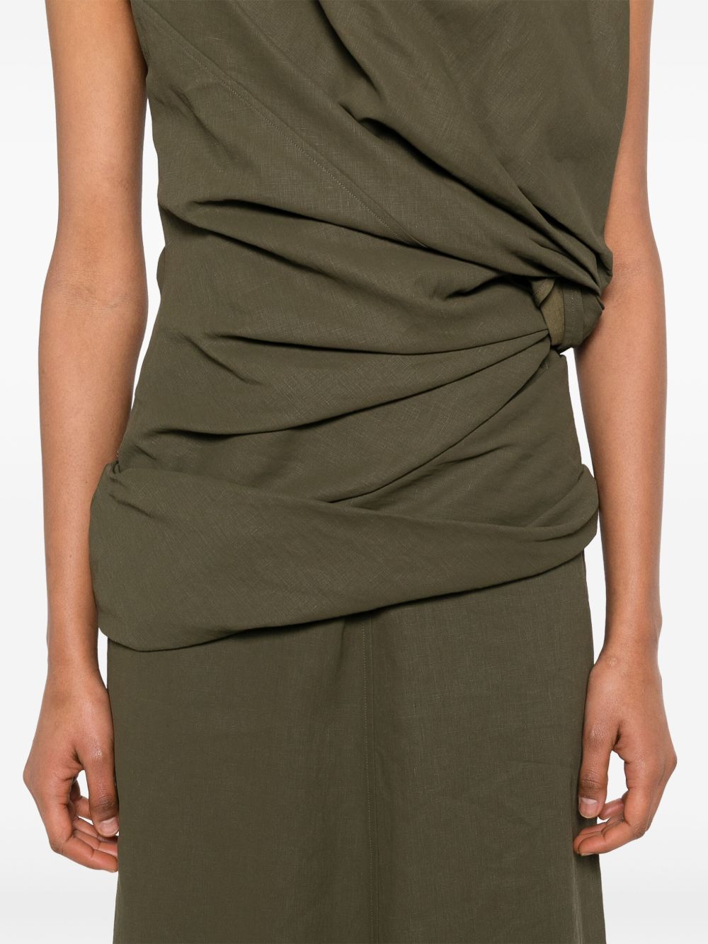 JIL SANDER Draped Mini Dress for Women