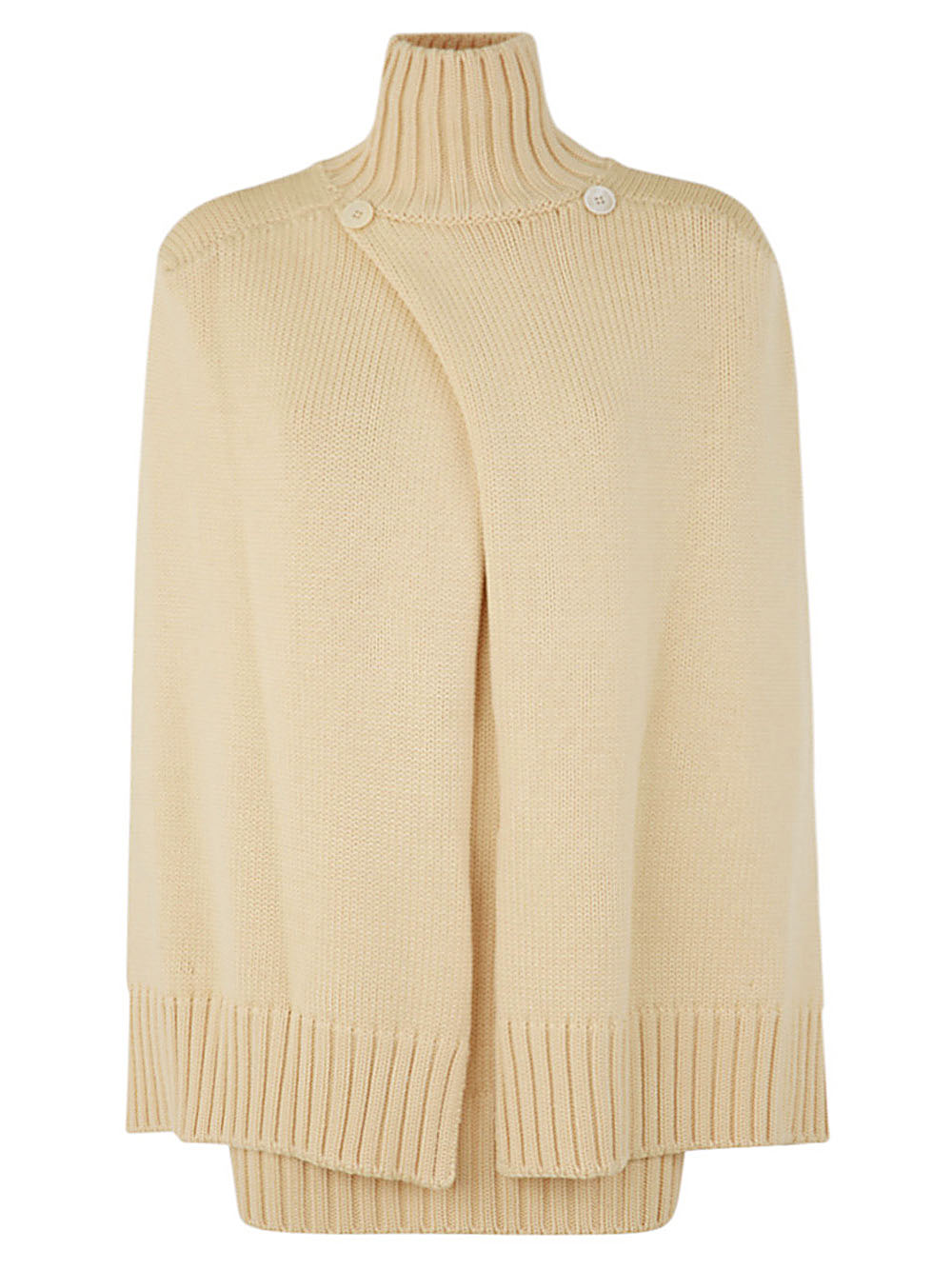 JIL SANDER Long Sleeve Women's Merino Knit Sweater