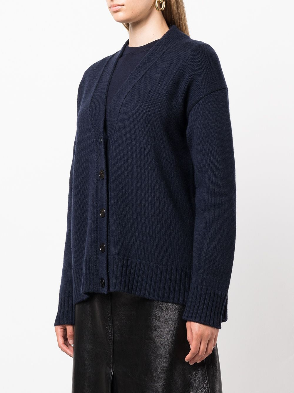 JIL SANDER Cashmere Cardigan for Women - Straight Cut with Button Closure