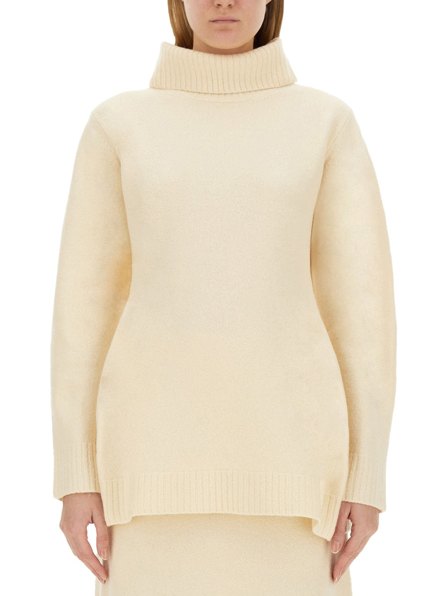JIL SANDER Women’s Regular Fit Turtleneck Shirt - Size 38