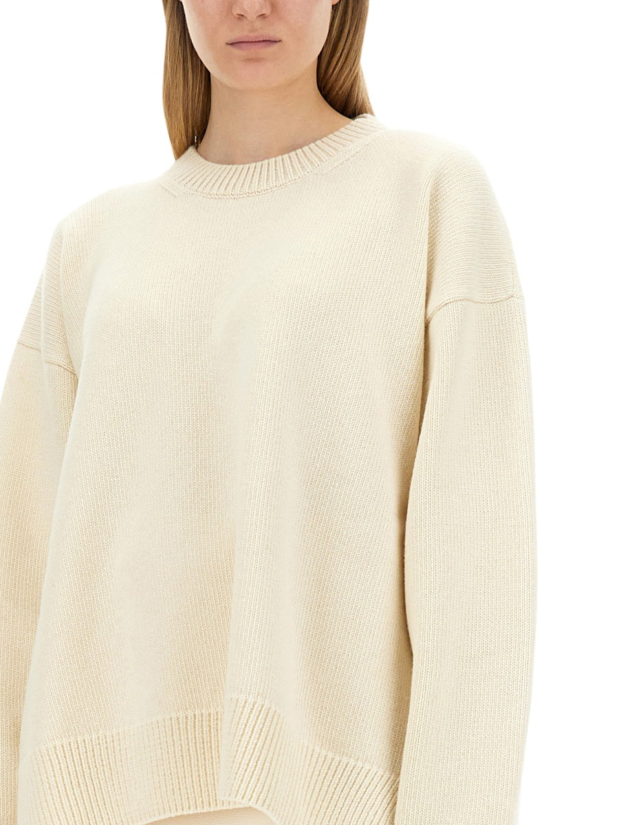 JIL SANDER Wool Sweater - Regular Fit, Size 36