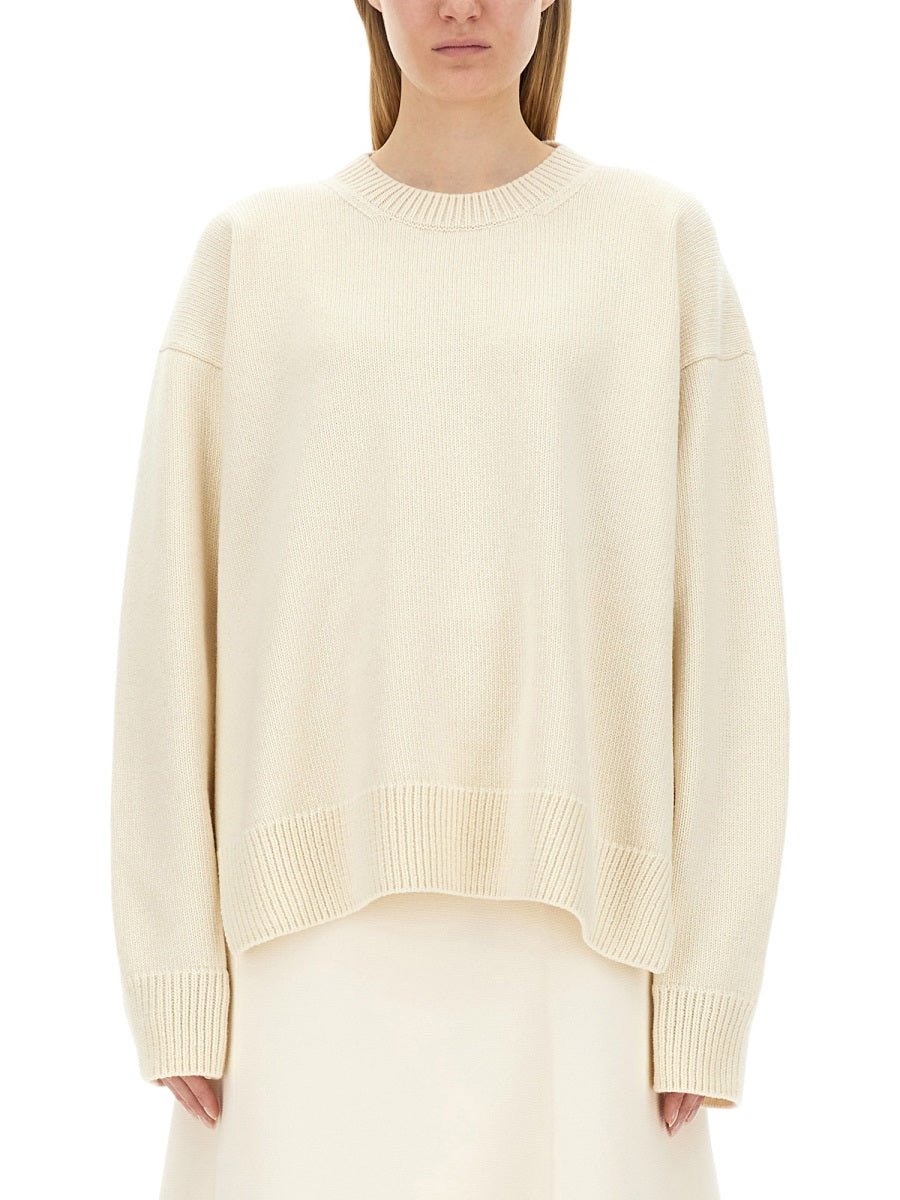 JIL SANDER Wool Sweater - Regular Fit, Size 36