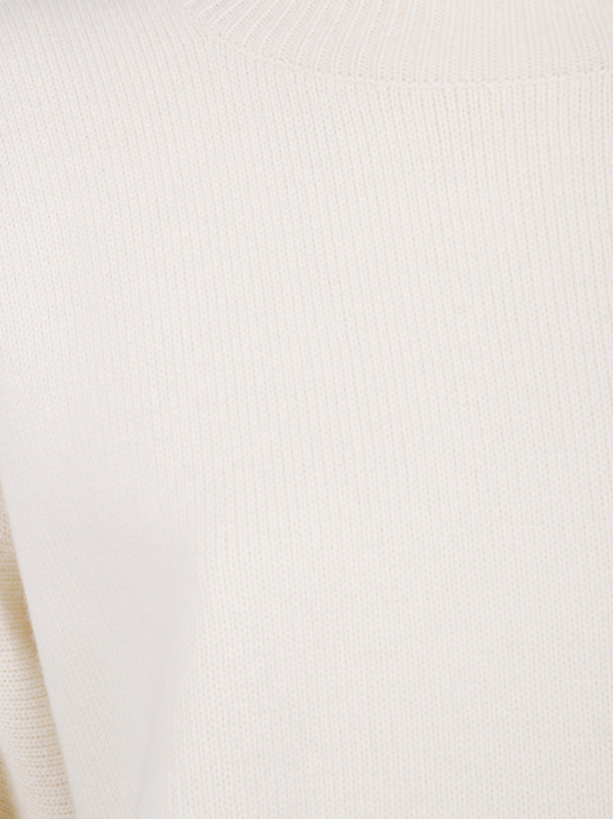 JIL SANDER High Neck Long Sleeve Padded Details Jumper