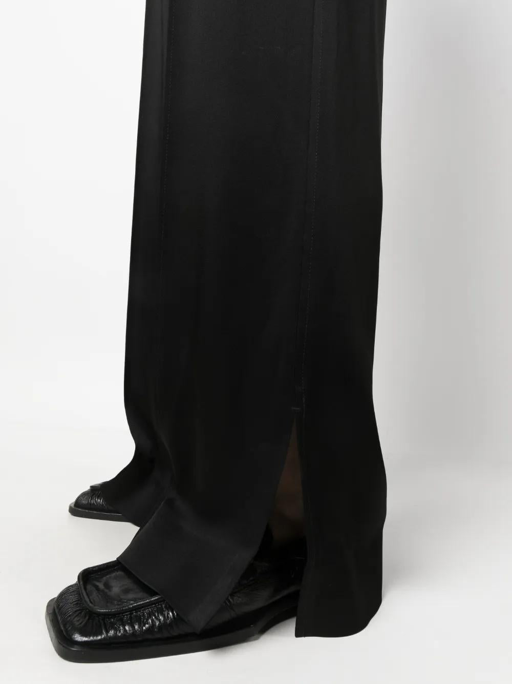 JIL SANDER Wide-Leg Satin Palazzo Pants for Women