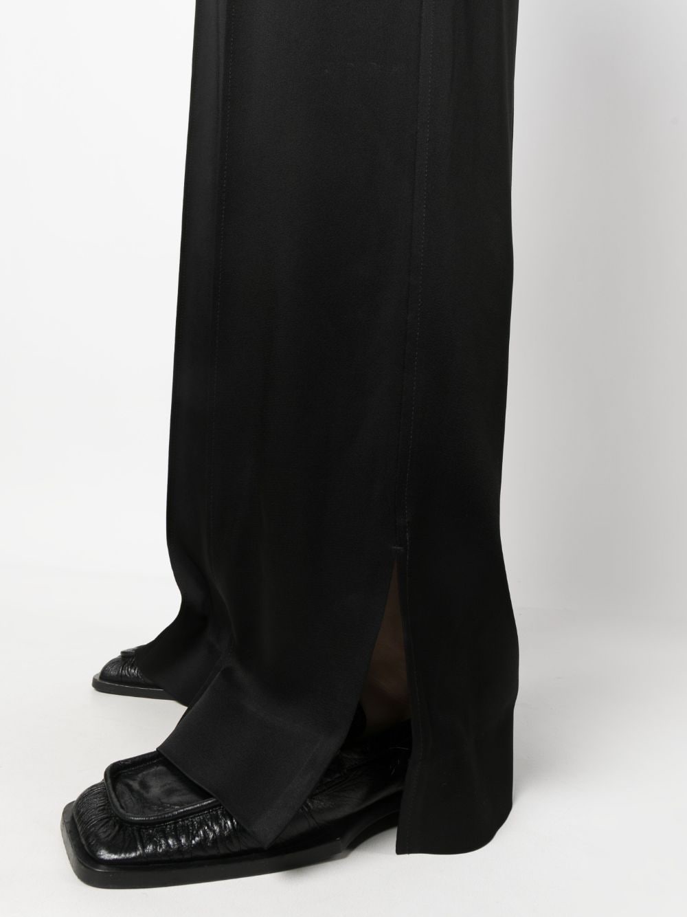 JIL SANDER Wide Shiny Pants for Women