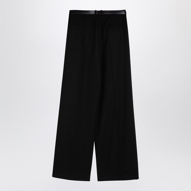 JIL SANDER Wide-Leg Trousers with Adjustable Belt