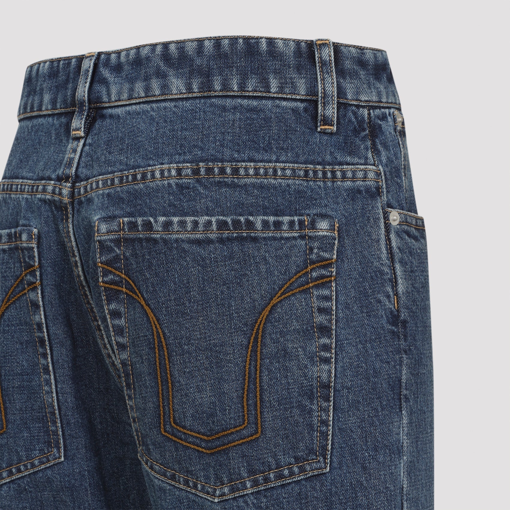 JIL SANDER Treated Cotton Trousers for Women