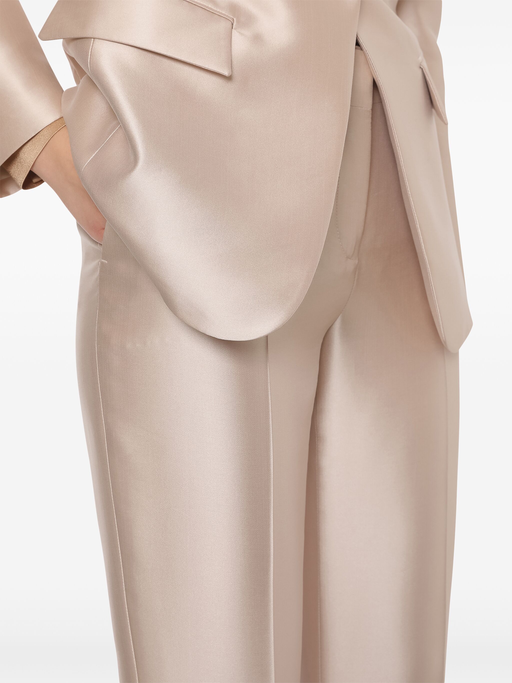 ALBERTA FERRETI Tailored Mikado Pants for Women - Perfect for Cocktail Parties
