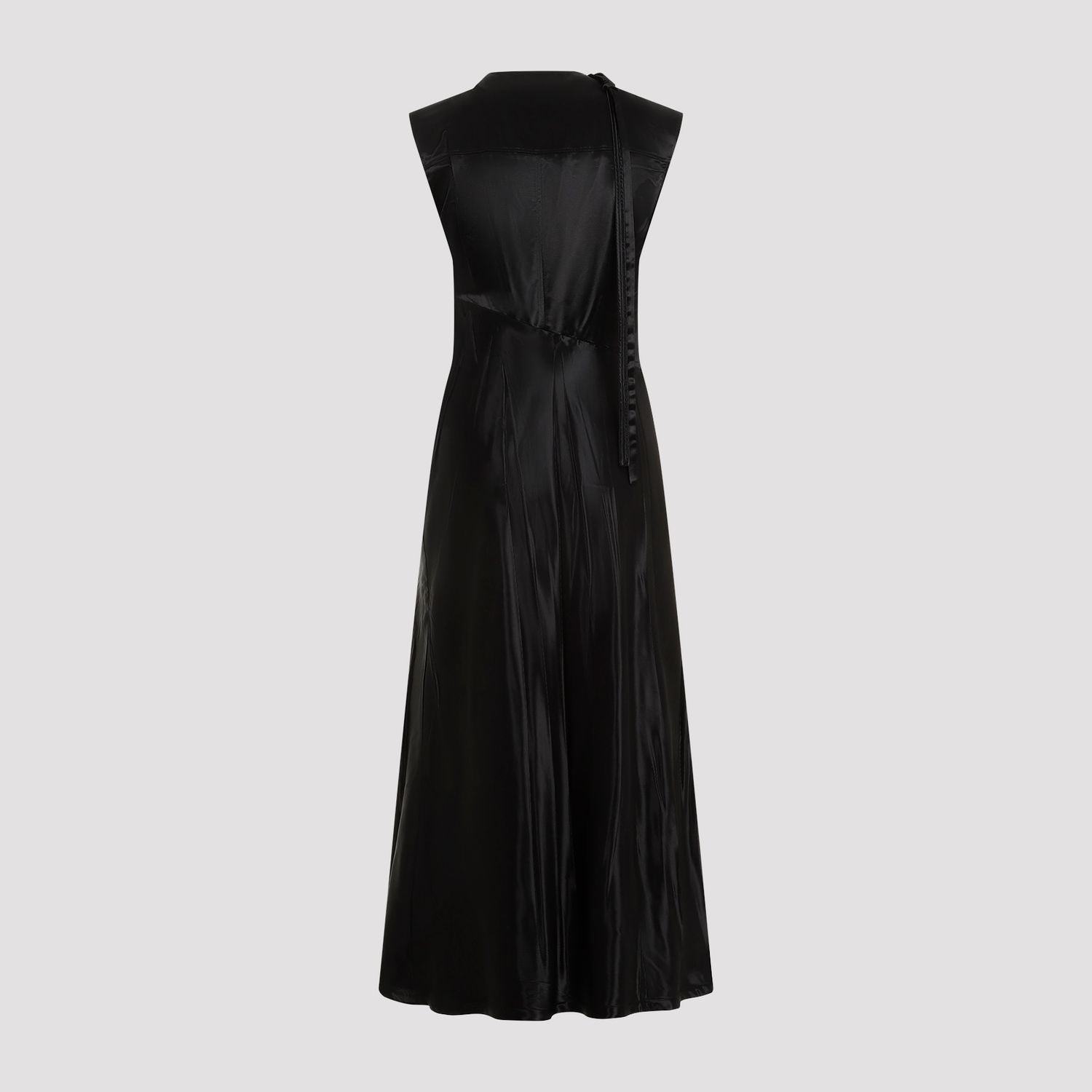 JIL SANDER Flowy Long Dress for Elegant Occasions