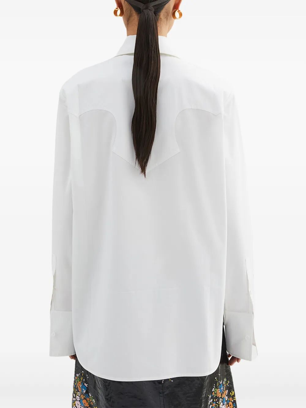 JIL SANDER Elegant Tie-Detail Shirt