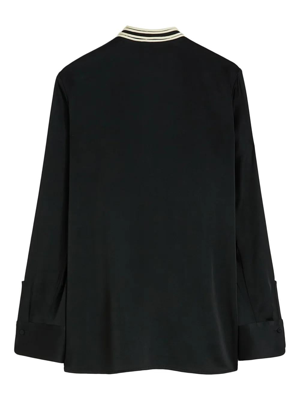 JIL SANDER Contrast Pocket Long Sleeve Shirt