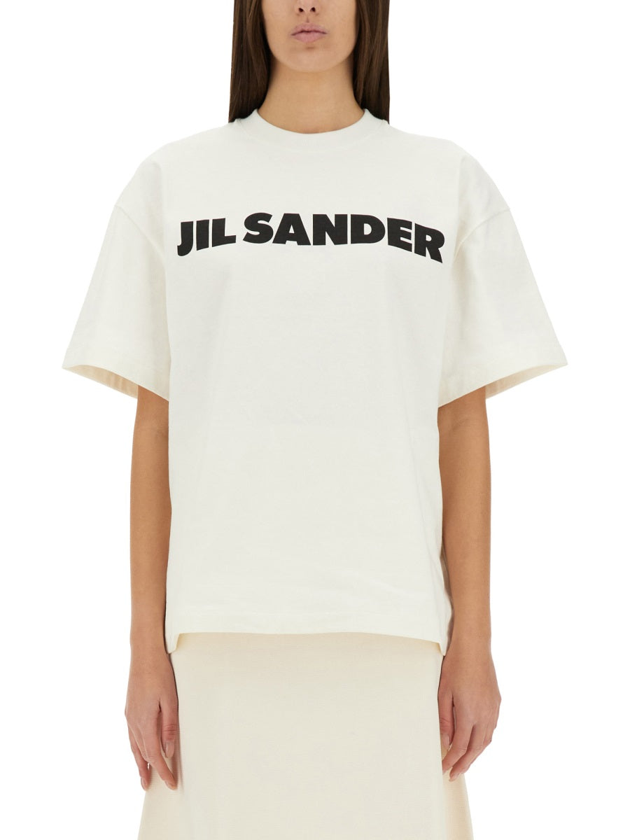 JIL SANDER Wide Logo T-Shirt for Women