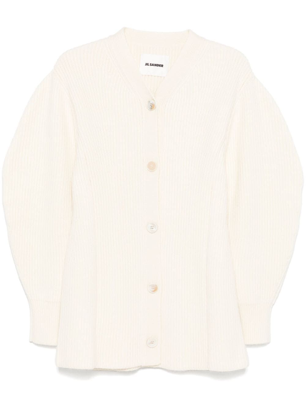 JIL SANDER Women's Long Sleeves V-Neck Long Cardigan