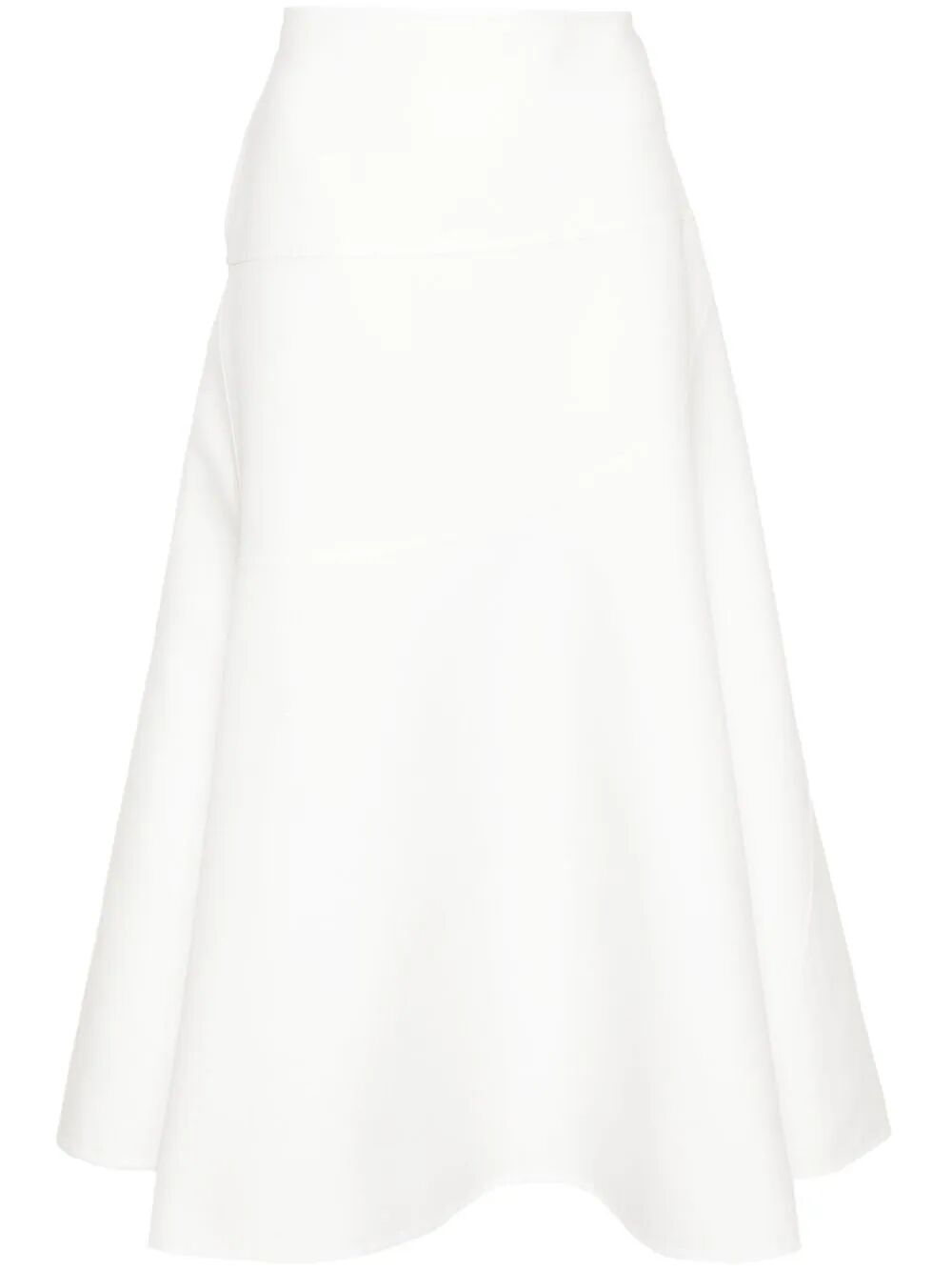 JIL SANDER Mini Cotton Blend Skirt