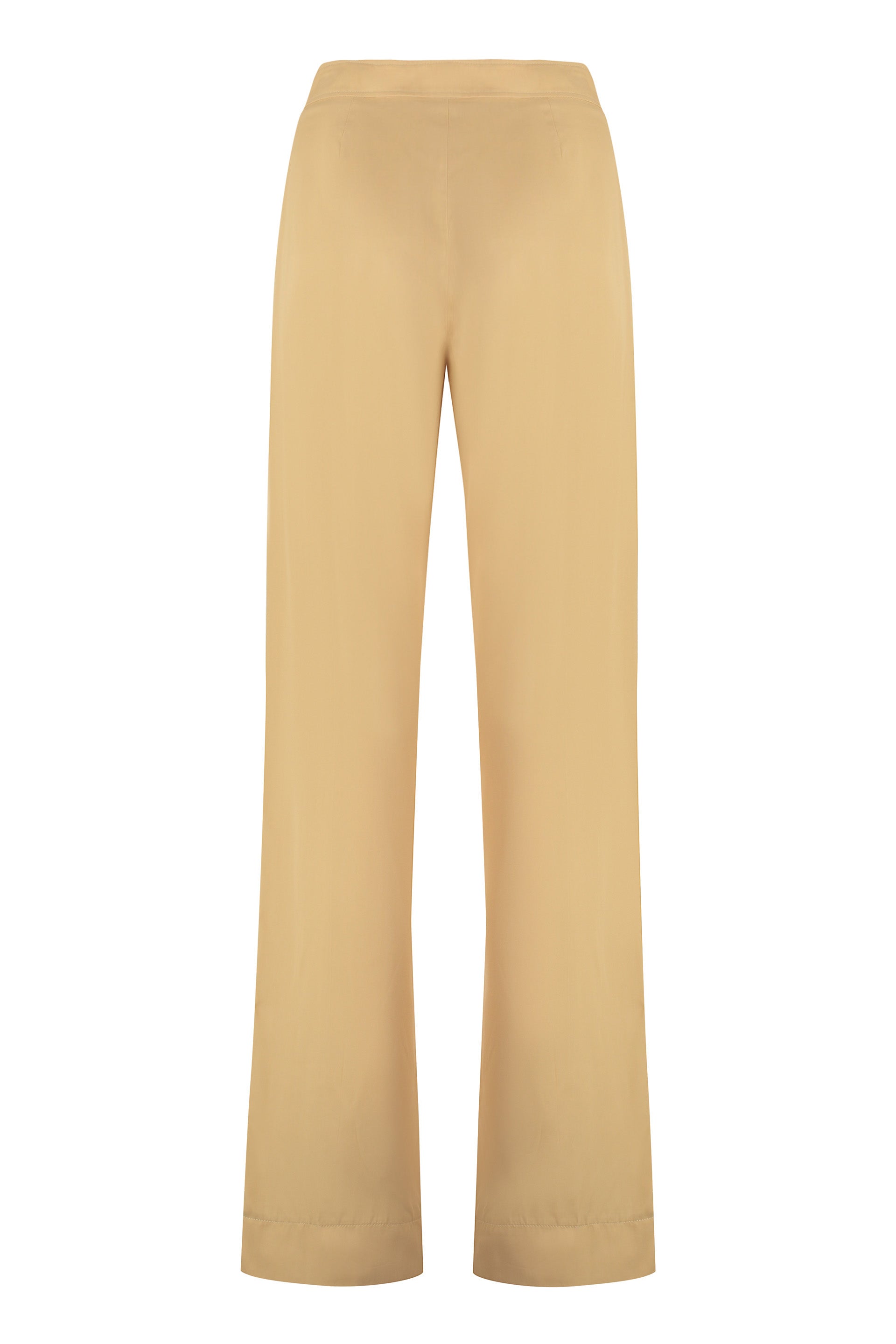 JIL SANDER Satin Trousers for Effortless Elegance - Size S
