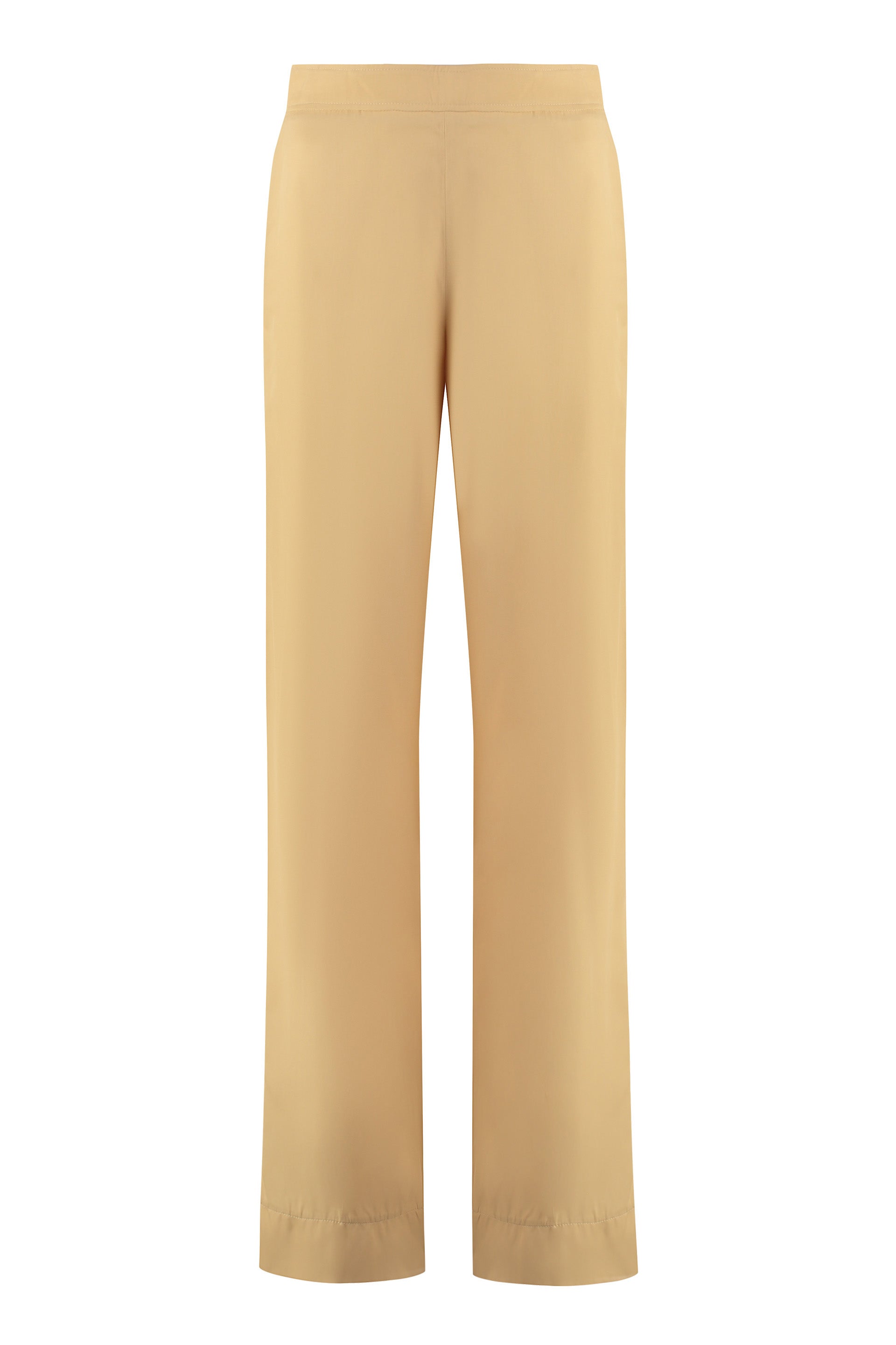 JIL SANDER Satin Trousers for Effortless Elegance - Size S