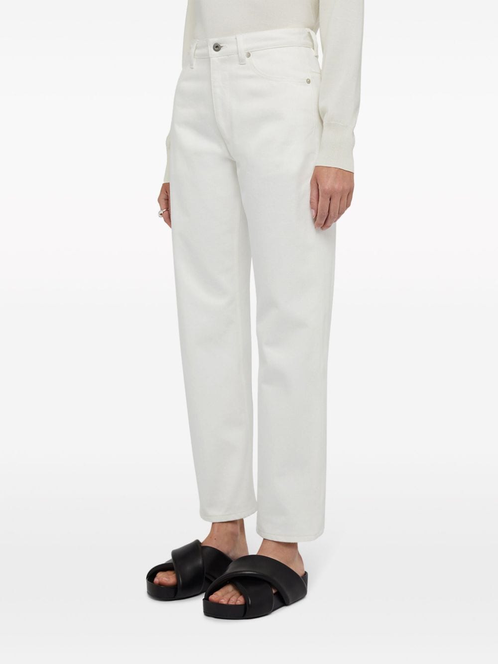 JIL SANDER High-Waisted Cropped Jeans
