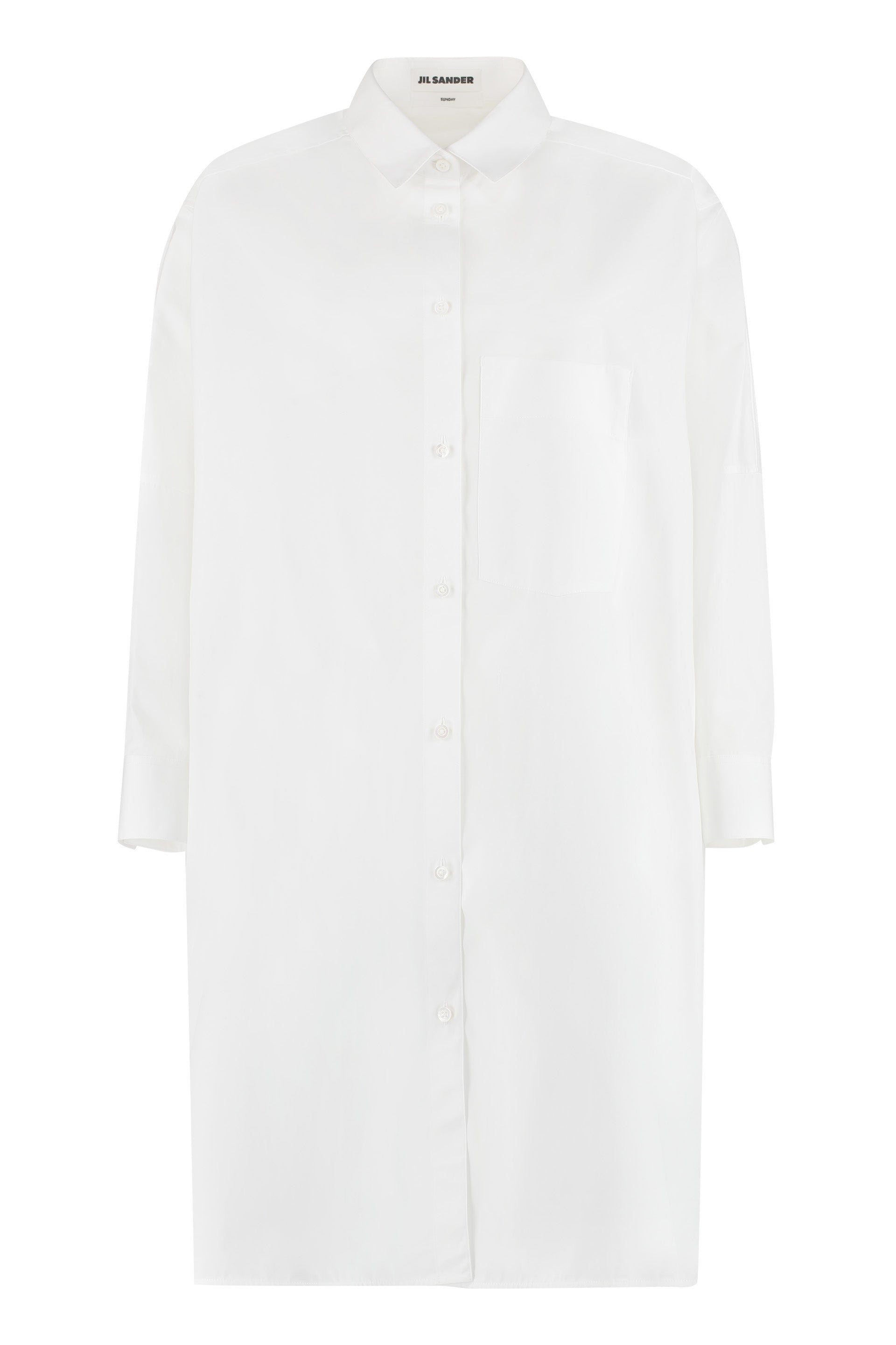 JIL SANDER Classic Poplin Shirt Dress