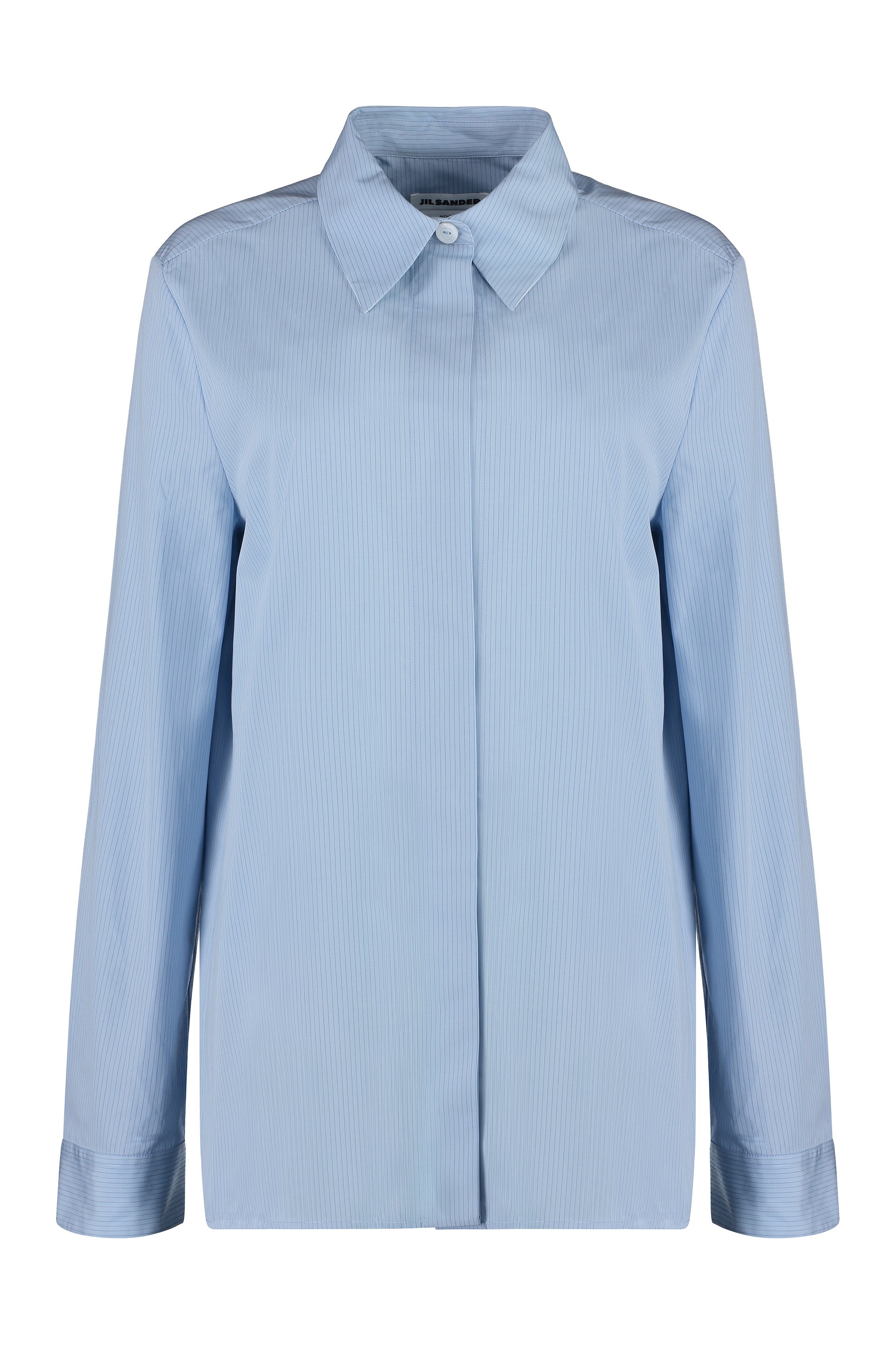 JIL SANDER Striped Cotton Shirt for Women