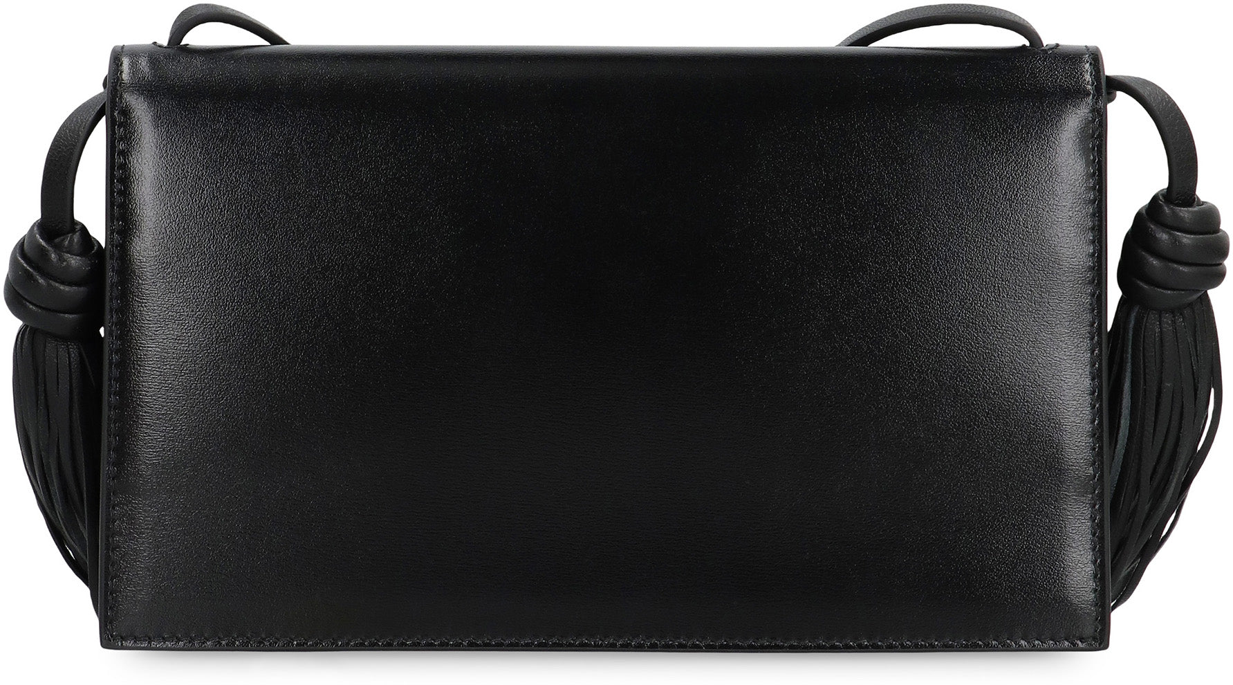 JIL SANDER Tassel Leather Crossbody Handbag - Mini Size