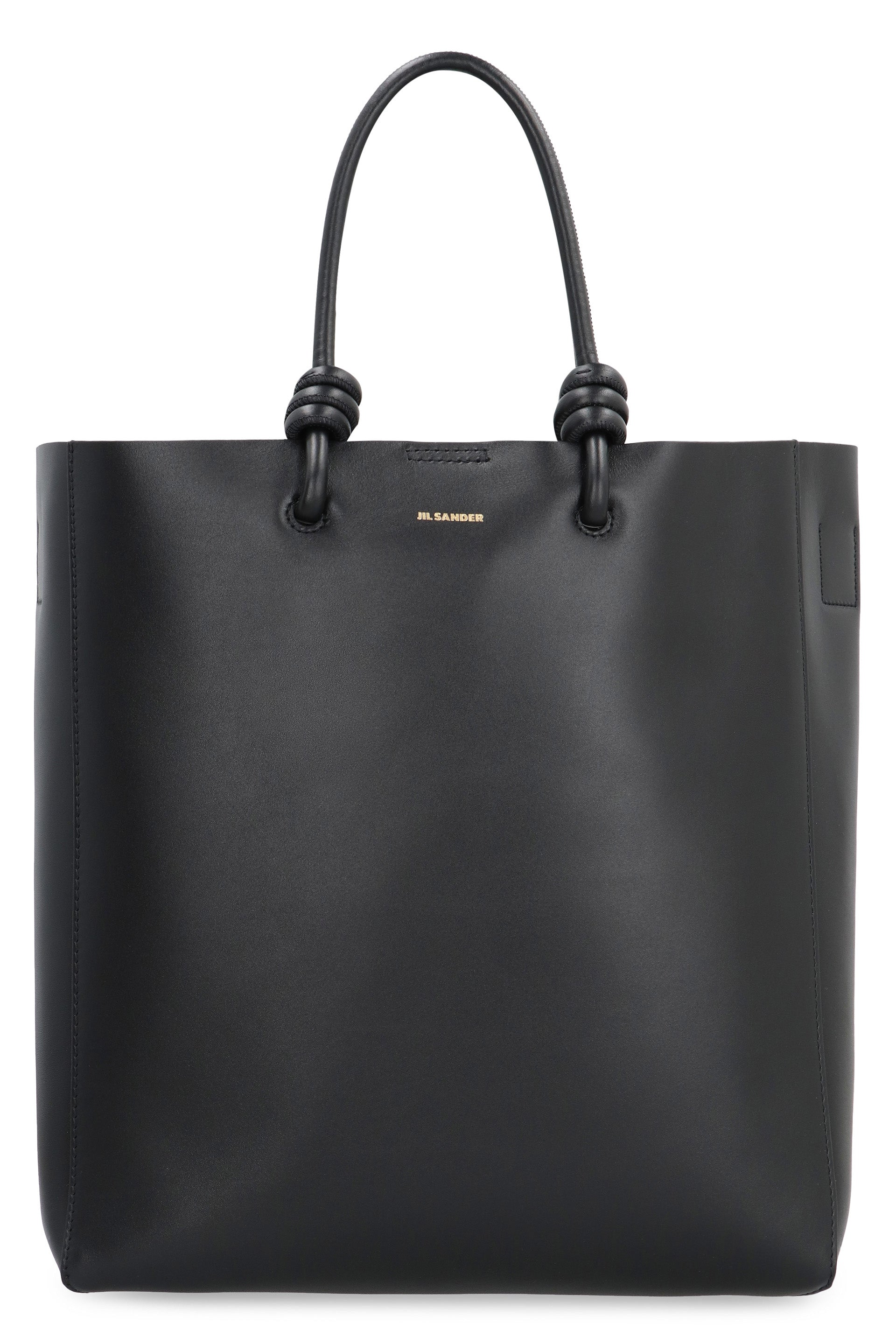 JIL SANDER Smooth Calfskin Tote Handbag - 26 x 28 x 7 cm
