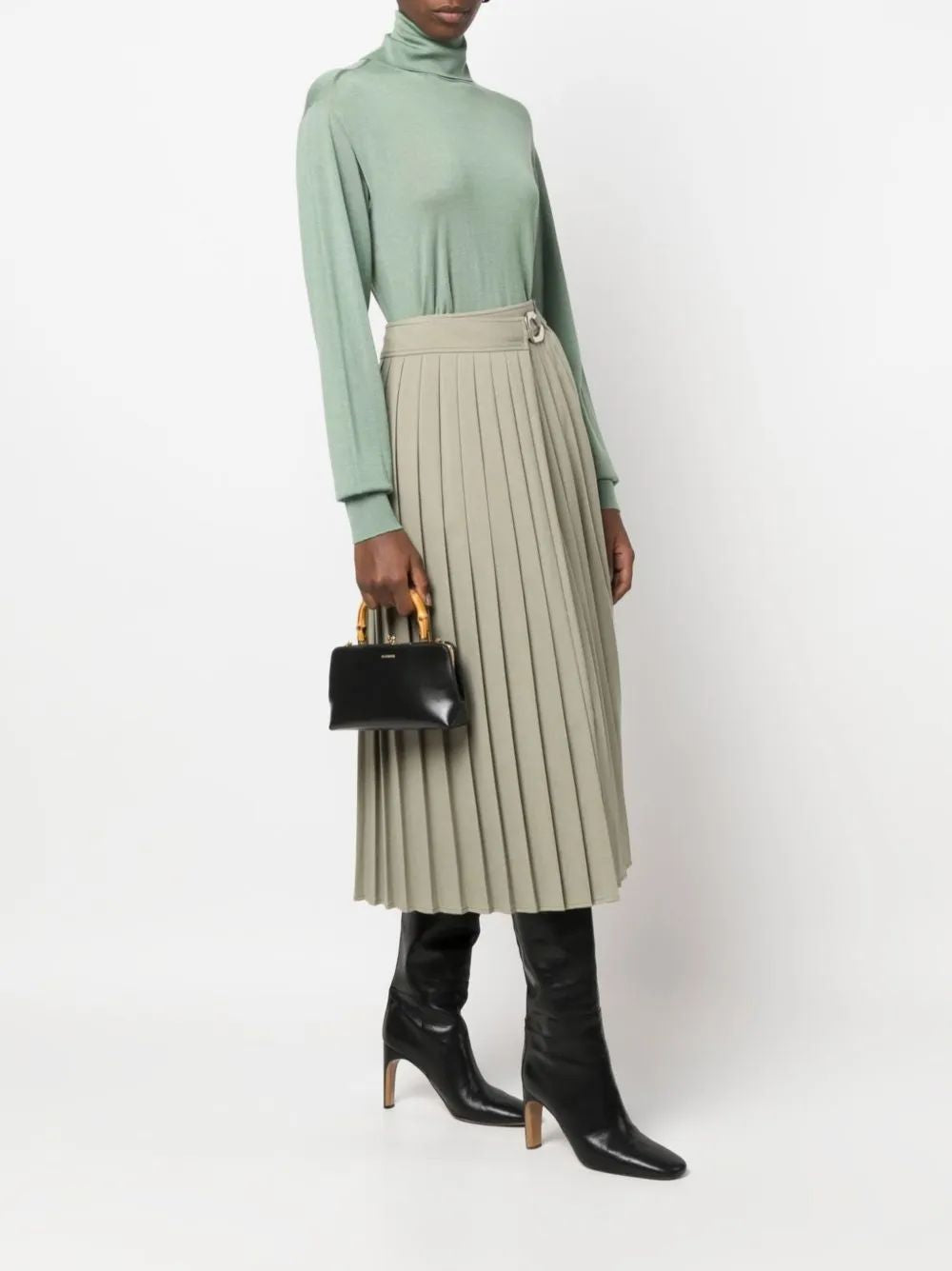 JIL SANDER Mini Bamboo Handbag - Stylish and Compact